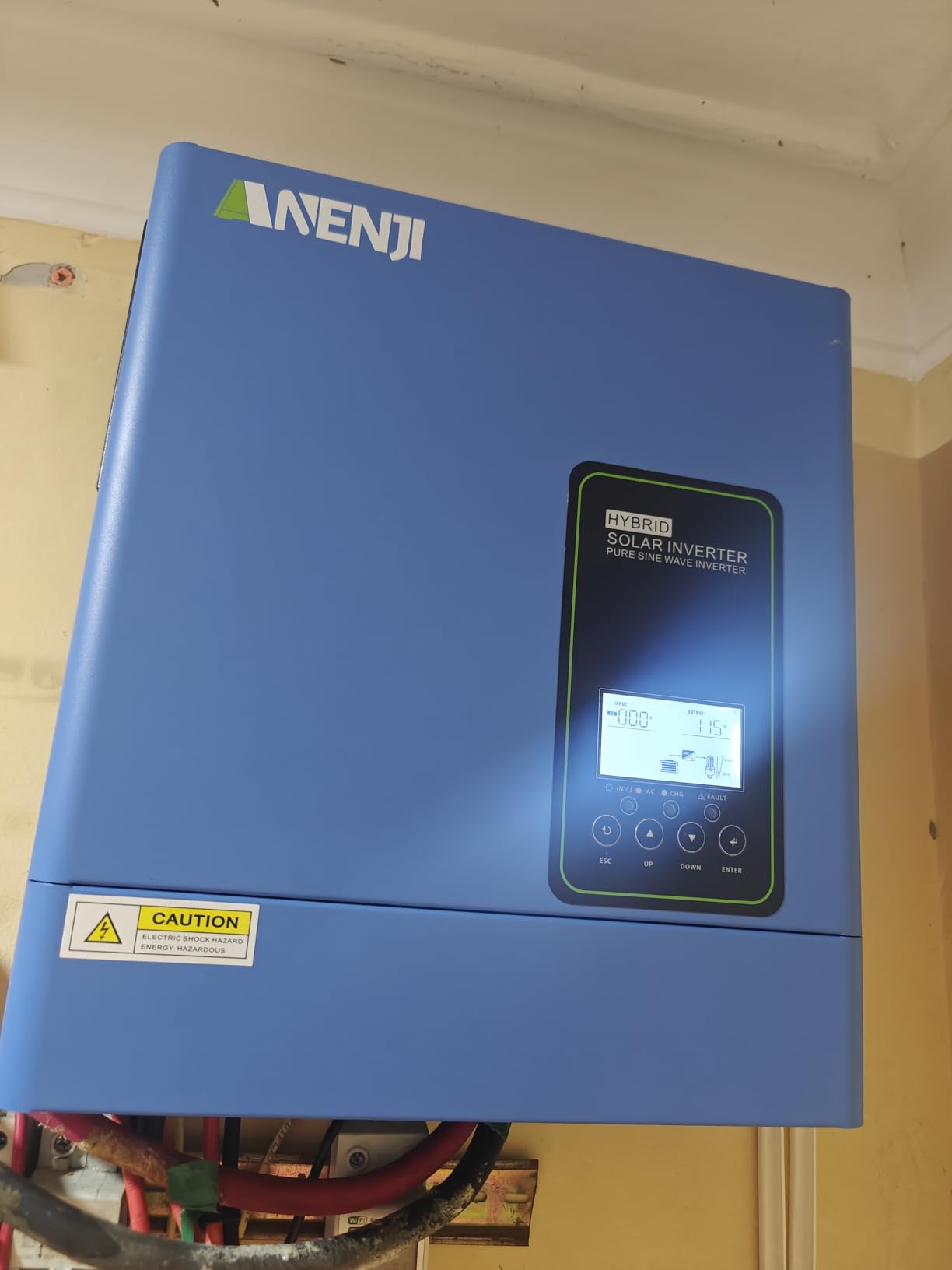3000W Hybrid Inverter, 24Vdc to 110Vac Solar Inverter Charger Built-in 80A MPPT Controller, Pure Sine Wave PV Power Converter, Supports Battery-Less or AGM Lithium Battery customer photo 1