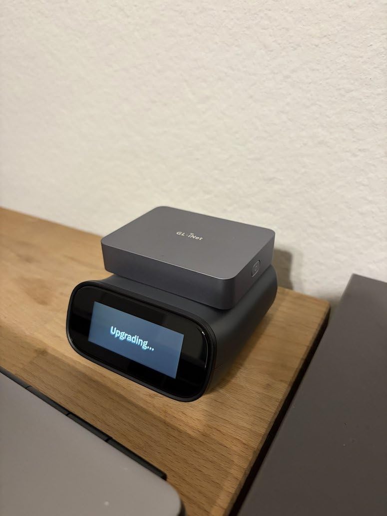 GL.iNet Comet Pro (GL-RM10) Remote KVM Over Wi-Fi, Dual Band Wi-Fi 6, 4K@30FPS Passthrough, Touchscreen, 32GB eMMC,Tailscale Support Remote Access and ATX/fingerbot for Disaster Recovery, Home Office customer photo 2