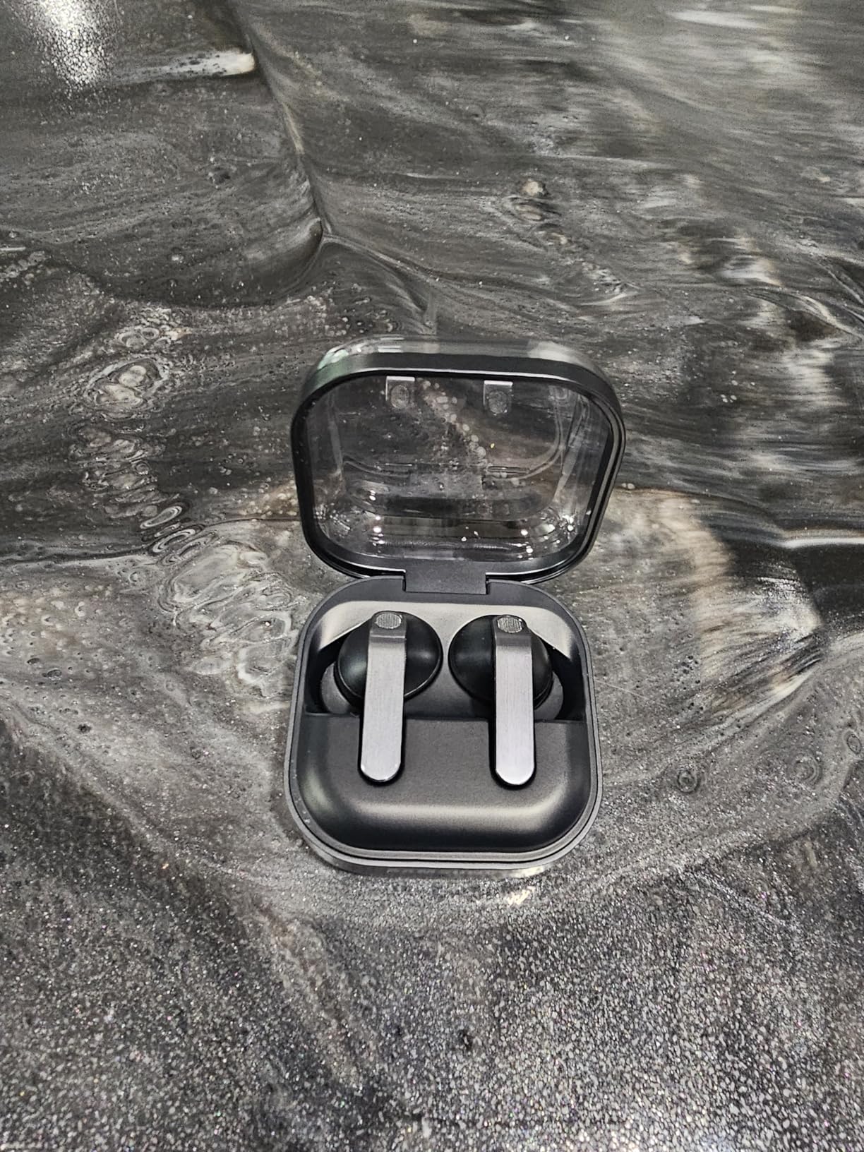 Galaxy Buds 4 Pro (2026) AI True Wireless Bluetooth Earbuds, Hi-Res Audio, 2-Way Speaker, ANC 2.0, Optimized Comfort, IP57, Live Translation, Black [US Version, 2 Yr Warranty] customer photo 2