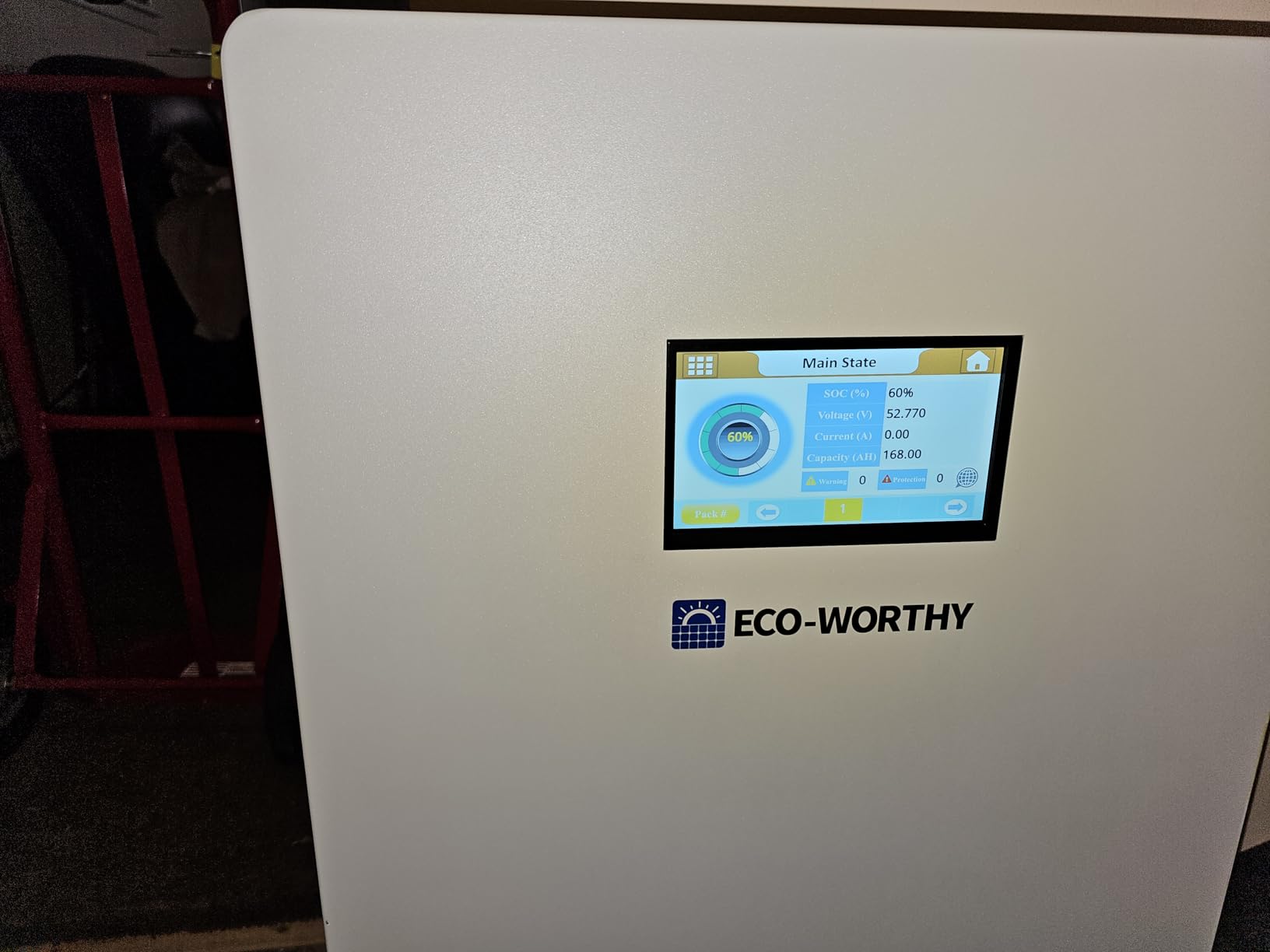 ECO-WORTHY Powermega 48V 314Ah LiFePO4 Battery, 16.1kWh Energy Storage with Breakers, 200A Active Balancing BMS, Aerosol Fire Protection, 7