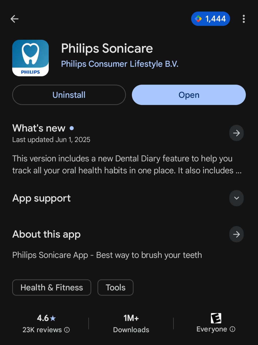 Philips Sonicare 6700 Series Electric Toothbrush, Next-Generation Sonicare Technology, 9 Brushing Settings, Travel Case, Black, HX7411/06 customer photo 2
