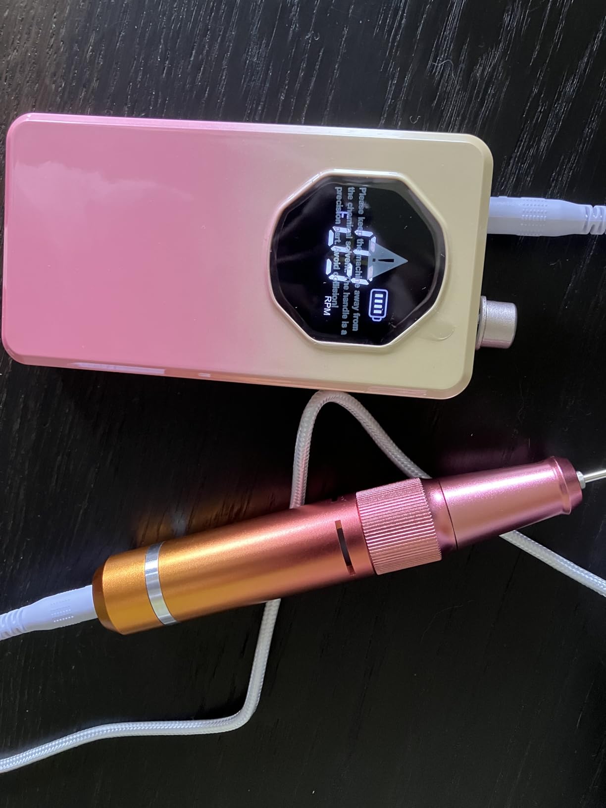 SAVILAND 2026 Nail Drill Professional: 40000RPM Electric Nail Drill 30S Fast Removal for Acrylic Nails Low Noise Electric Nail File Long-Lasting Manicure Pedicure Mobile Tech & Salon (Gradient Purple) customer photo 1