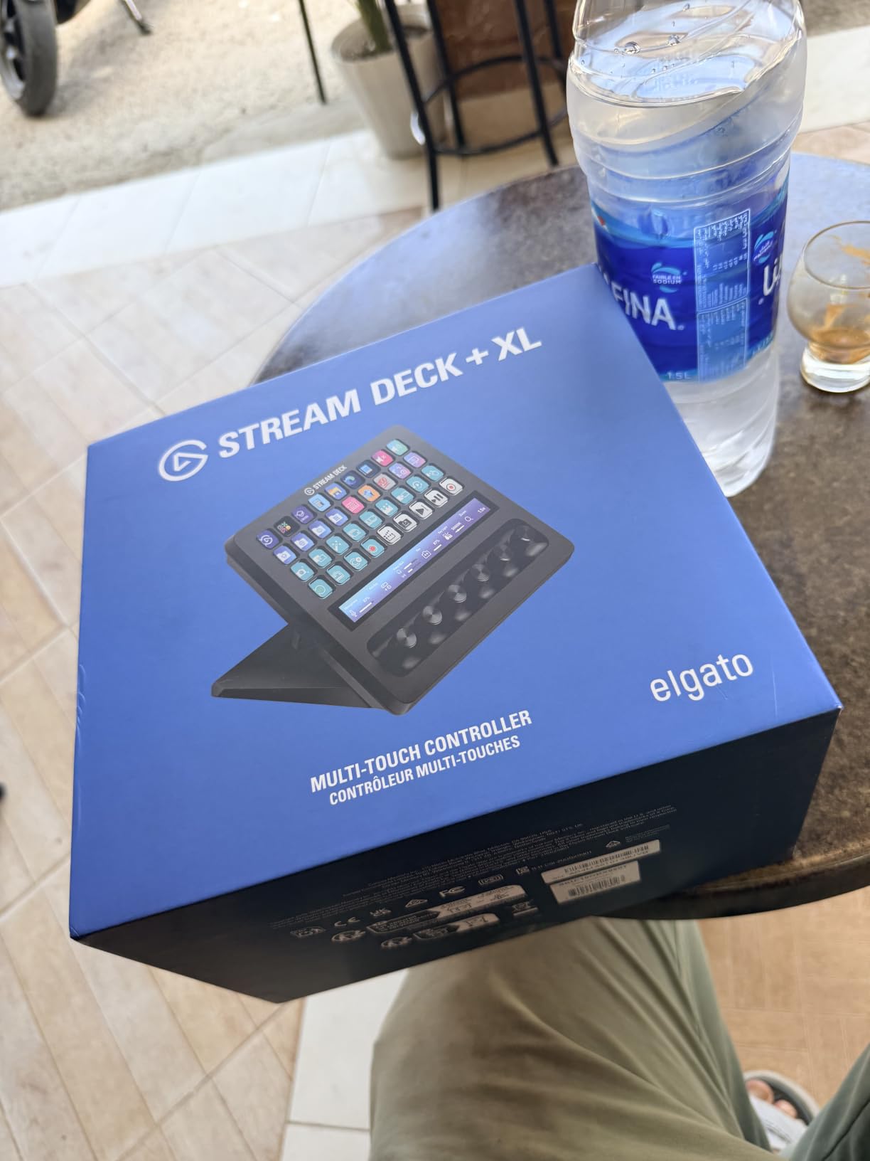 Elgato Stream Deck + XL - Customizable Control Platform with Macro Keys - Multifunction Dials - Touch Strip for Professional Systems & Production - USB-C for PC and Mac customer photo 1