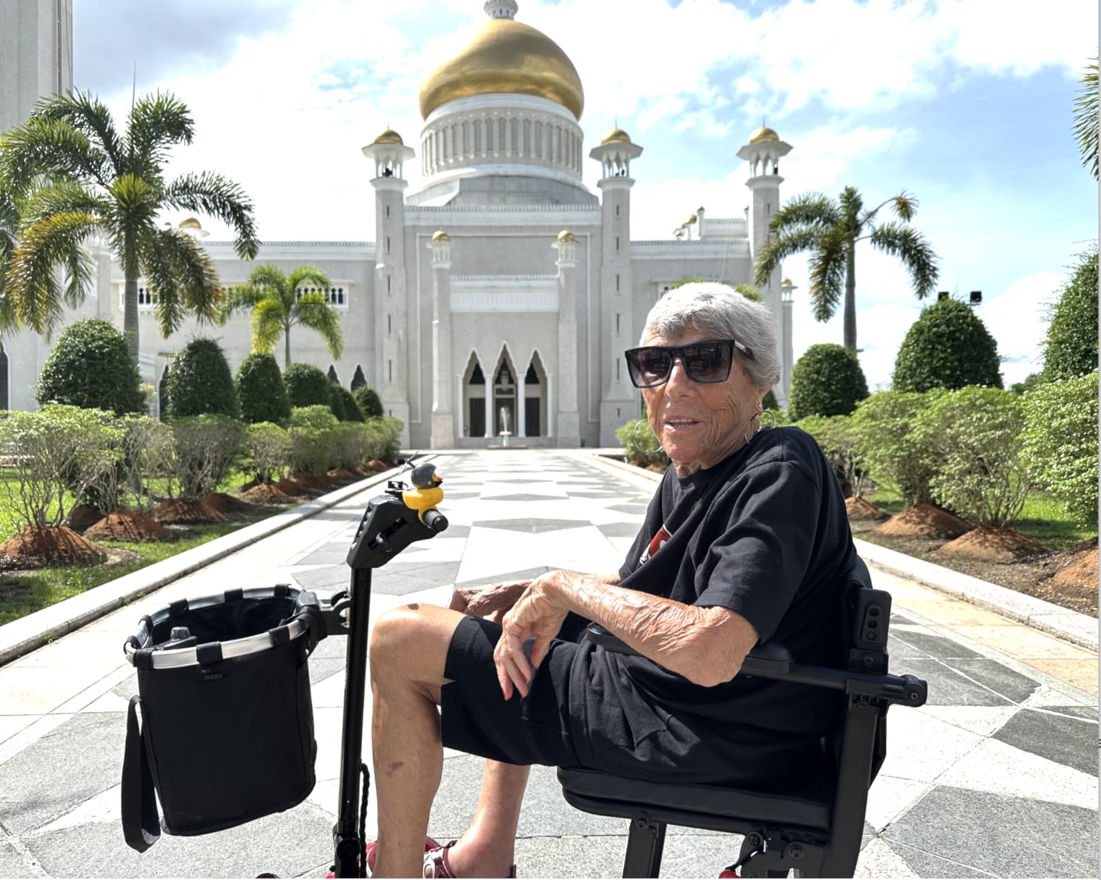 Aotedor Ultra Lightweight Mobility Scooter for Adults, 36 lbs Foldable Electric Scooter with Dual Lithium Batteries, 22 Miles Range Portable Travel Scooter for Seniors, Airline Compliant customer photo 2