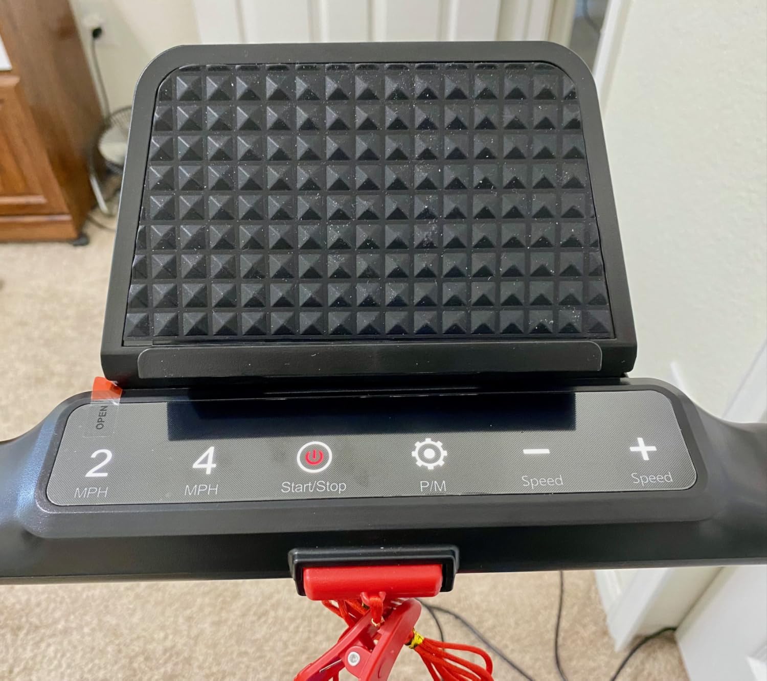 Treadmills for Home, App Compatible, 5 in 1 7.5MPH Foldable Treadmill with 10% Incline, 3.0HP Brushless Drive, 12 HIIT Programs, Full Screen LED Display, Remote Control, 400 LBS Weight Capacity customer photo 1