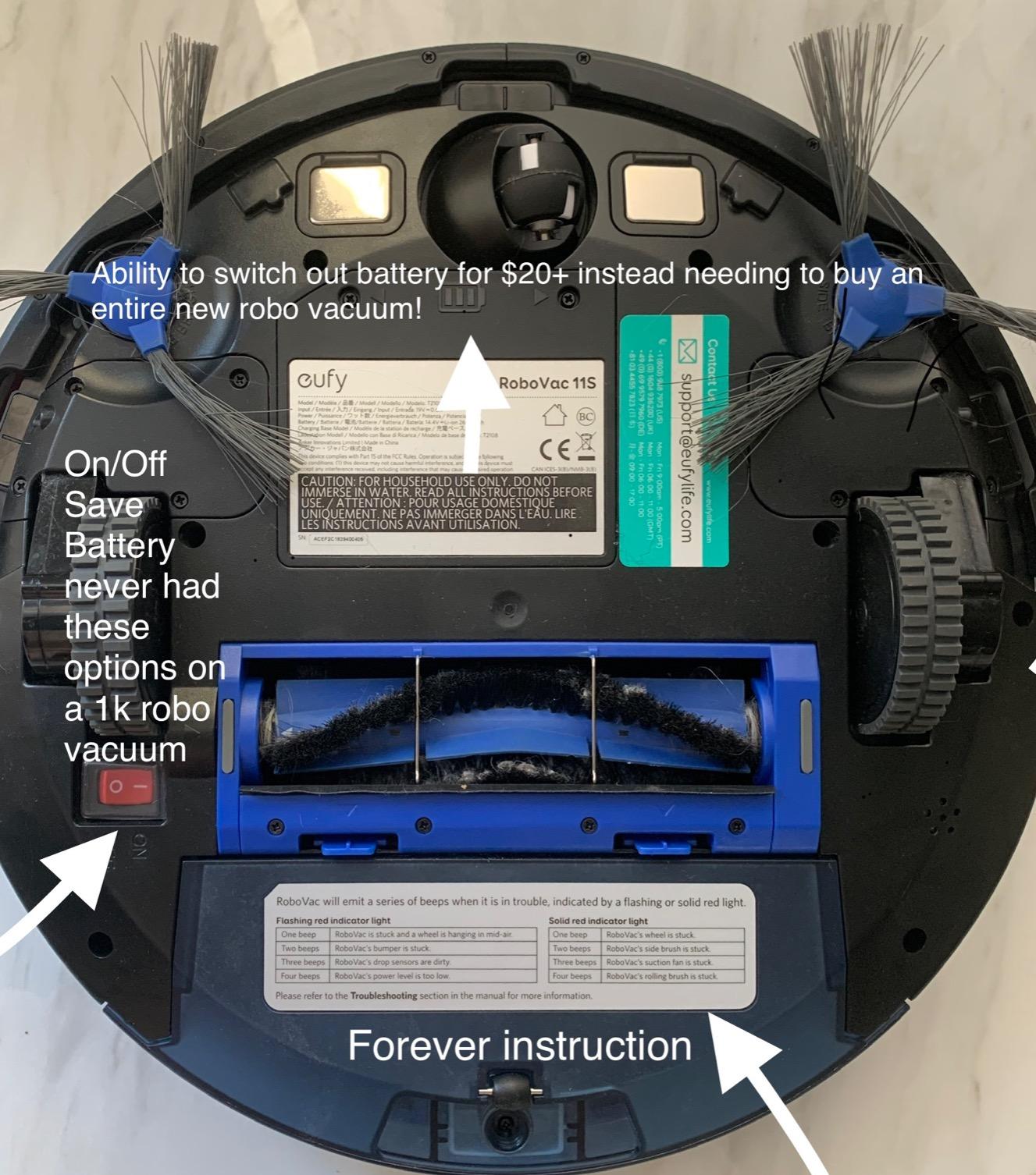 Eufy C10 Robot Vacuum Self Emptying, 8 Weeks Hands Free, Advanced Smart Mapping with LiDAR Navigation, 2.85-Inch Slim Design, Powerful Suction, Edge Expansion Brush for Pet Hair, Carpet Detection customer photo 1