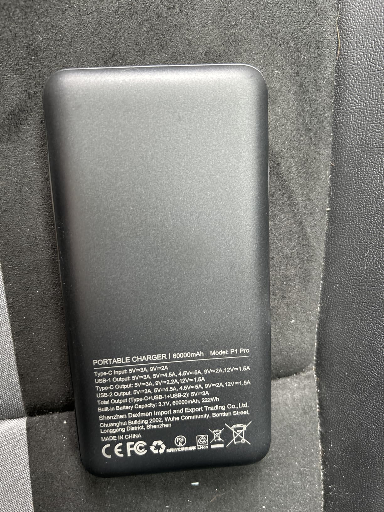 Portable Charger Power Bank - 60,000mAh Battery Pack, 22.5W Fast Charging Phone Charger Attached USB-C/iOS/Micro-USB Cable, Powerbank for iPhone 17 16 15 14 13 Samsung, for Travel Camping Essentials customer photo 1