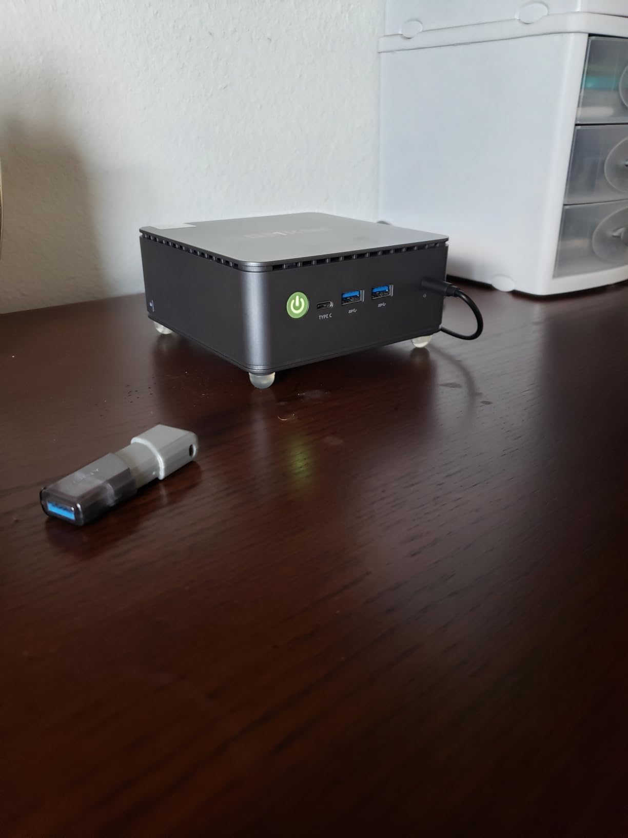 GMKtec Mini PC, G3 PRO Intel Core i3-10110U (Beats 4300U/N150), 16GB DDR4 RAM (Dual Channel) 512GB Storage Drive, Desktop Computer 4K Dual HDMI/USB3.2/WiFi 6/BT5.2/2.5GbE for Office, Business customer photo 1