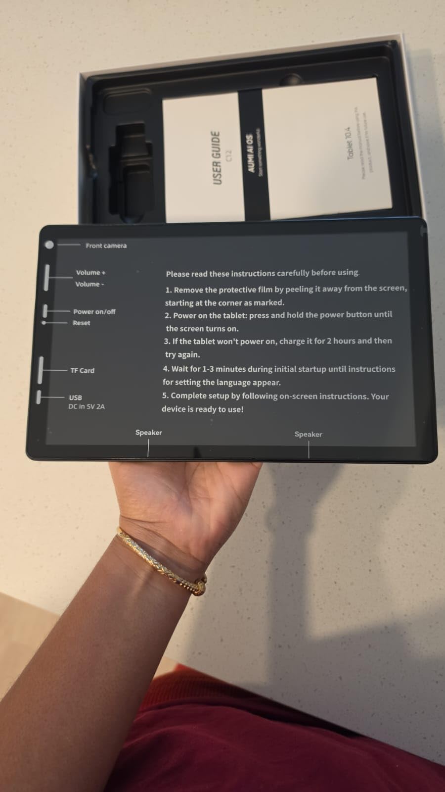 Jeazans 2026 Upgraded Android 16 Tablet with 64GB+1TB Expand, 10.1 inch Tablet with 8-Core, Dock Station, Gemini Ai, WiFi 6, Bluetooth 5.4, 3-Year Protection, Tablet for Students, Kids& Adults customer photo 1