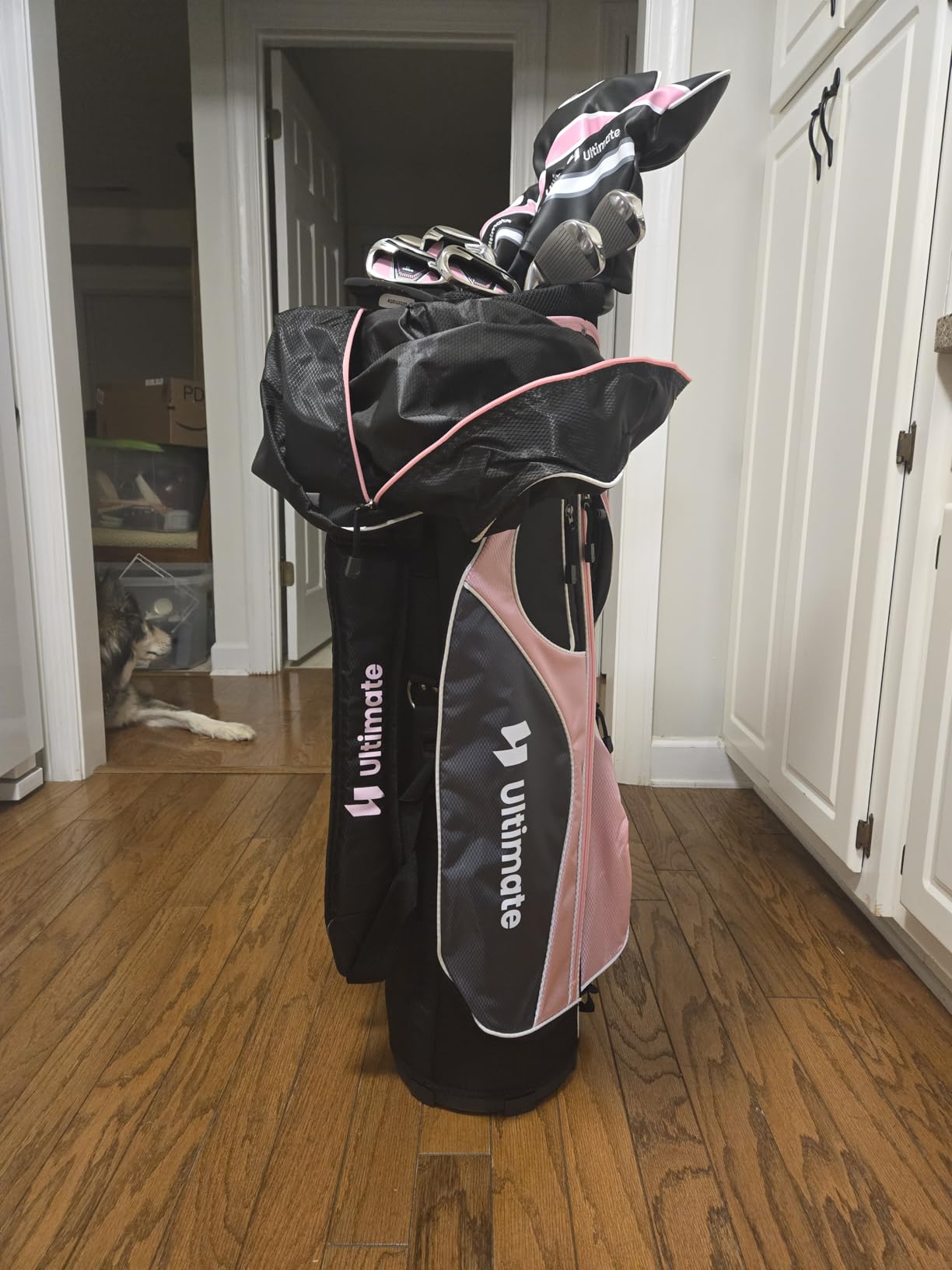 Tangkula 9/10/12 Pieces Women's Complete Golf Clubs Set, Golf Club Package Set with 460CC Driver, Fairway Wood & Hybrid, Irons, Putter, Portable Regular Golf Club Set customer photo 2