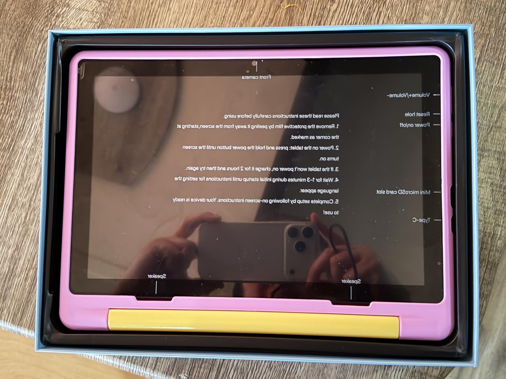 Urao Kids Tablet, Android 16 Tablet for Kids 10 inch with Case, 20GB RAM 64GB ROM 1TB TF Card Expandable for Toddler Children, Parental Control, Dual Camera, WiFi customer photo 1