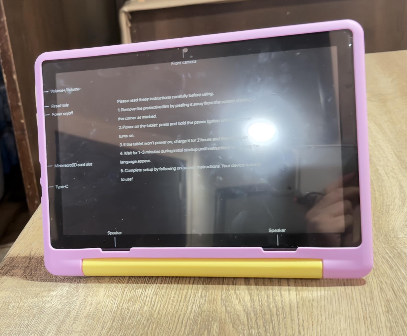 Urao Kids Tablet, Android 16 Tablet for Kids 10 inch with Case, 20GB RAM 64GB ROM 1TB TF Card Expandable for Toddler Children, Parental Control, Dual Camera, WiFi customer photo 2
