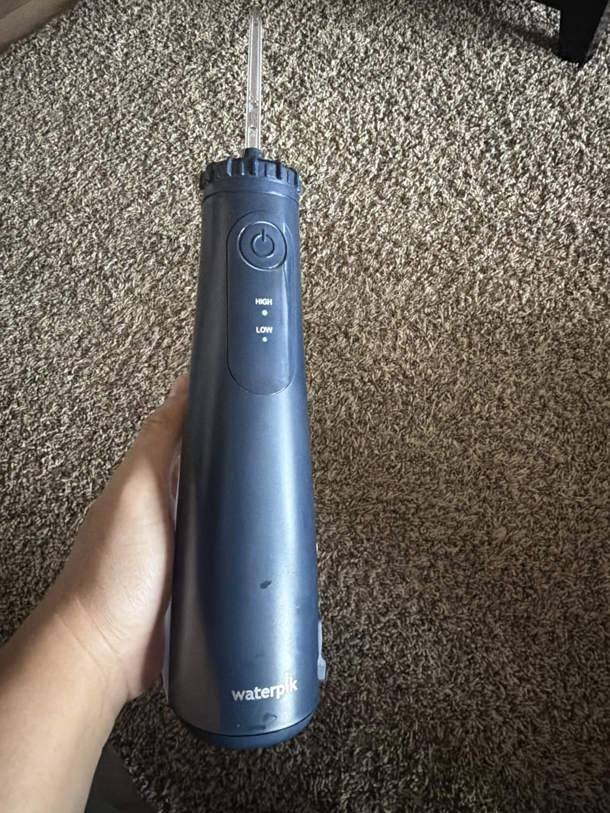 Cordless Gem Water Flosser 5100 for Travel and Home, Rechargeable, Portable, Waterproof for Shower, Daily Gum Care, Cleaning Teeth, Braces, Implants, 3 Flossing Tips, ADA Accepted White WF-27 customer photo 2