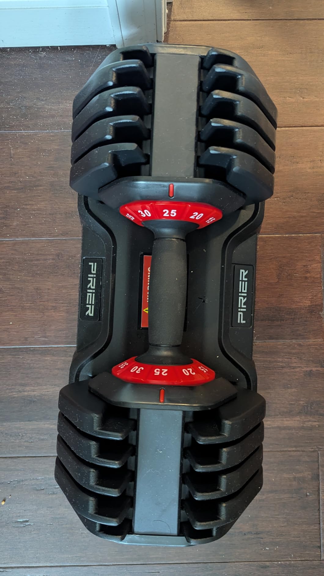 PIRIER Adjustable Dumbbell Set 50LB, 18-in-1 Free Weight Adjustable Dumbbells, One-Hand Twist Adjust, Space-Saving Design, Home Gym Strength Training Equipment for Men & Women customer photo 1