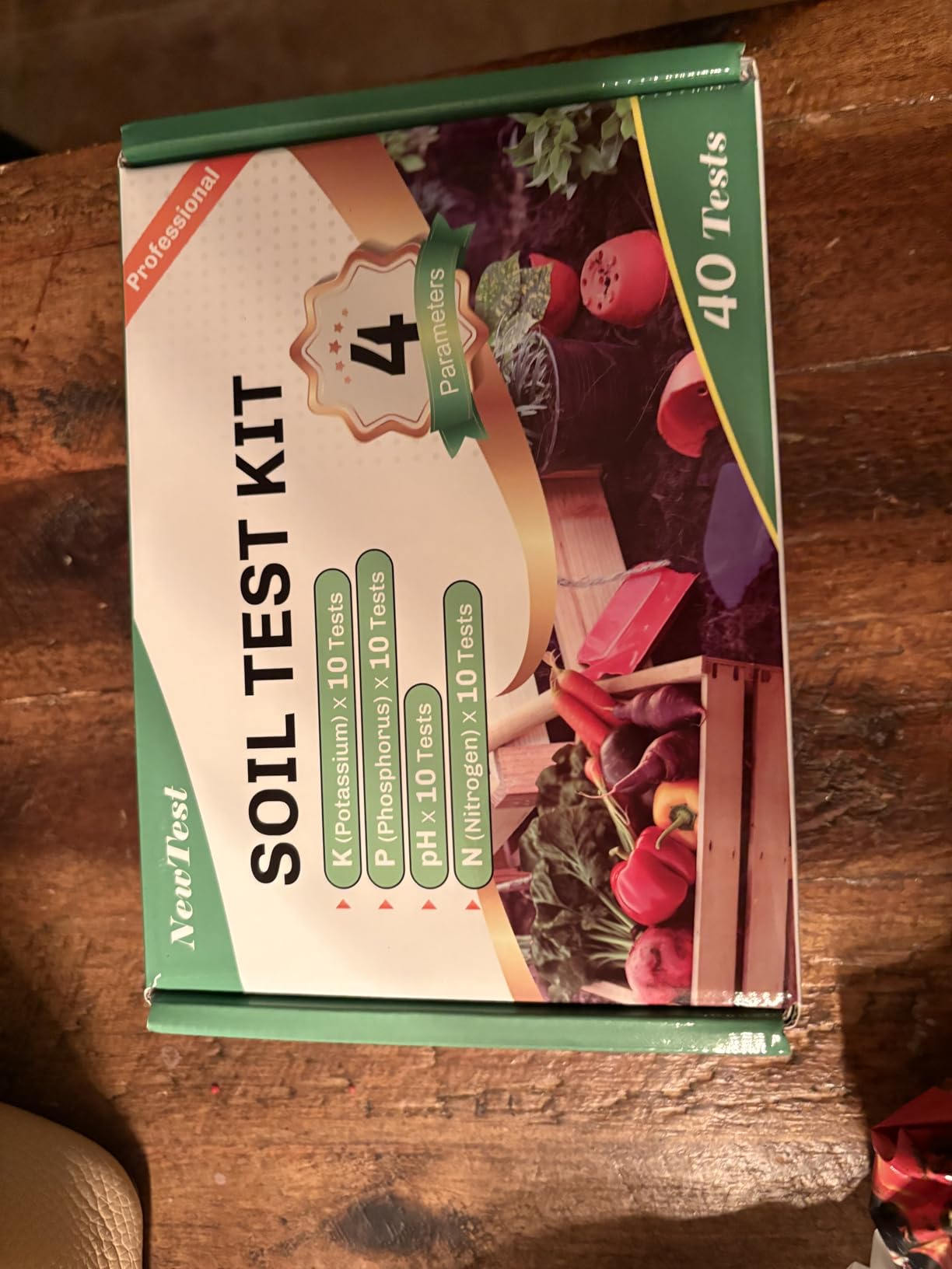 Soil Test Kit 4 Parameters: Professional Accurate 40 Tests Soil Testing Kits for Lawns Gardening Vegetable Garden for pH Nitrogen Phosphorus Potassium - Soil Tester for Garden Nutrients (40) customer photo 1