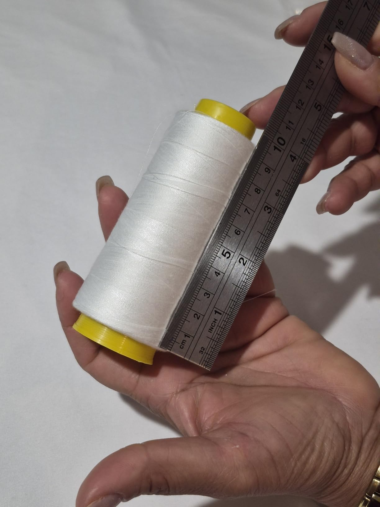16 Pack Serger Thread Cones, 1800 Yards Each Spool Overlock Thread, Polyester Thread 40s/2 for Serger & Overlock, Quilting, Piecing, Sewing Machine customer photo 1