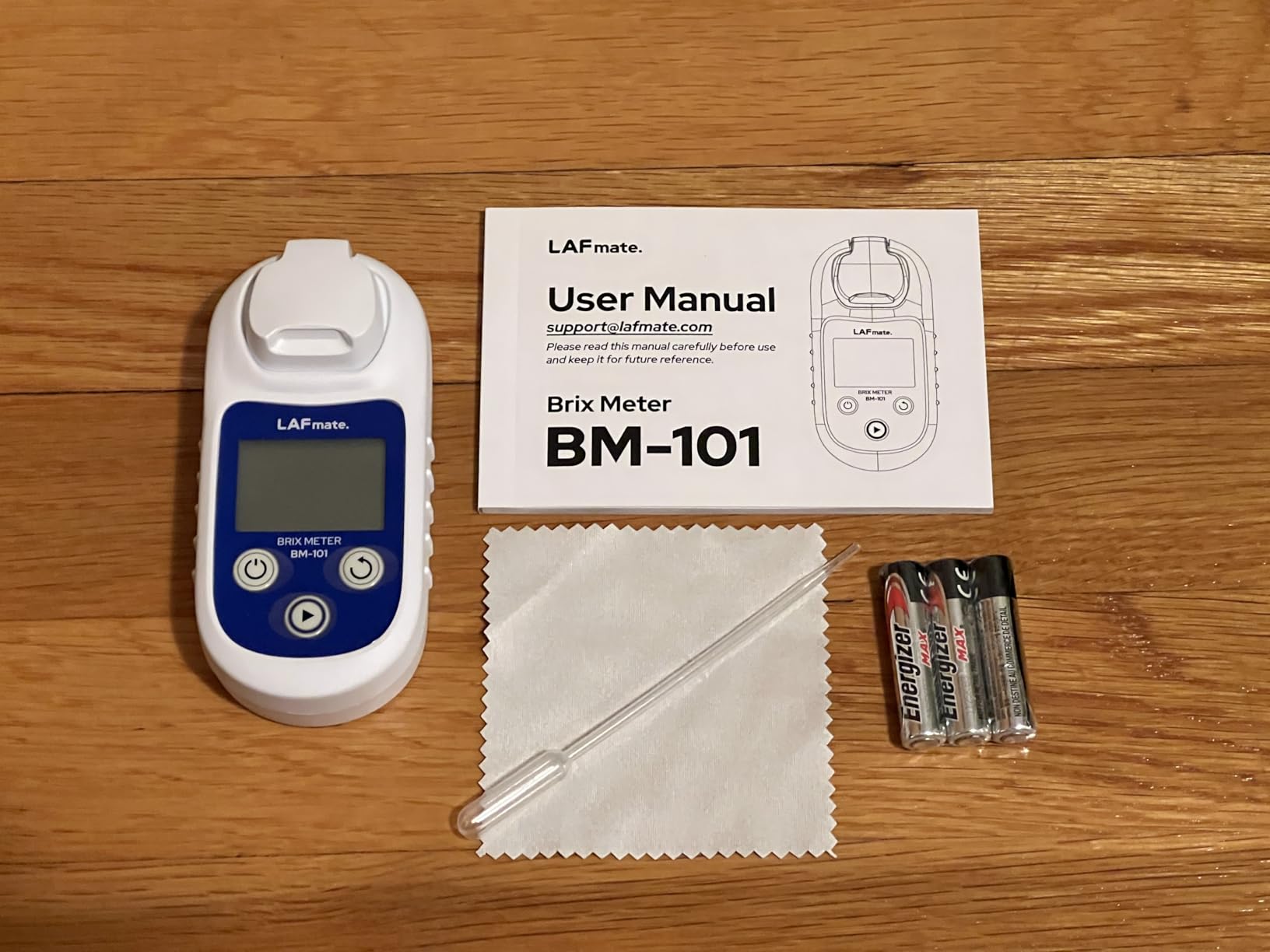 Digital Refractometer BM101 0-55% Brix with ATC, IP65 for Juice, Wine Making, Coffee customer photo 2