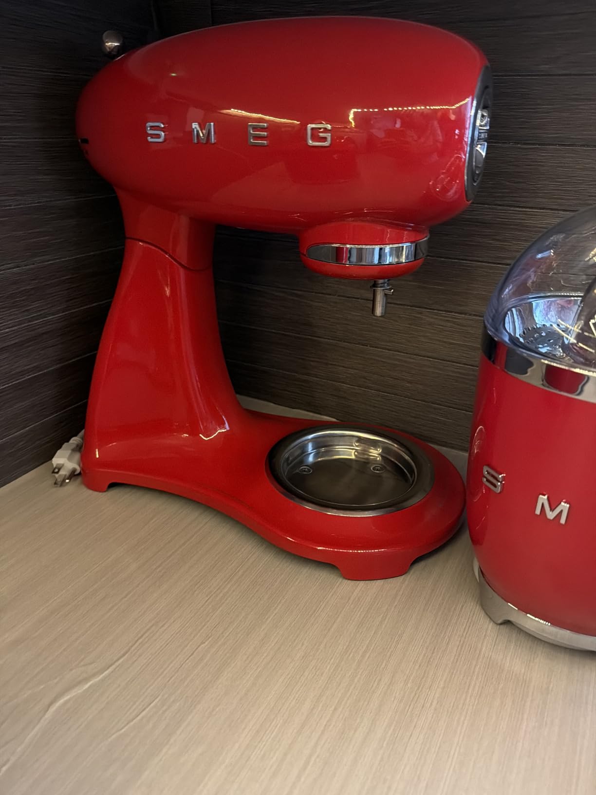 SMEG SMF05 Forte 5-Qt Stand Mixer with 750W Motor, Smooth Start & SteadyMix, Flex Edge Beater, 10 Speeds, Stainless Steel Bowl - Retro 50's Style Planetary Mixer for Dough, Baking & Desserts - Blue customer photo 2