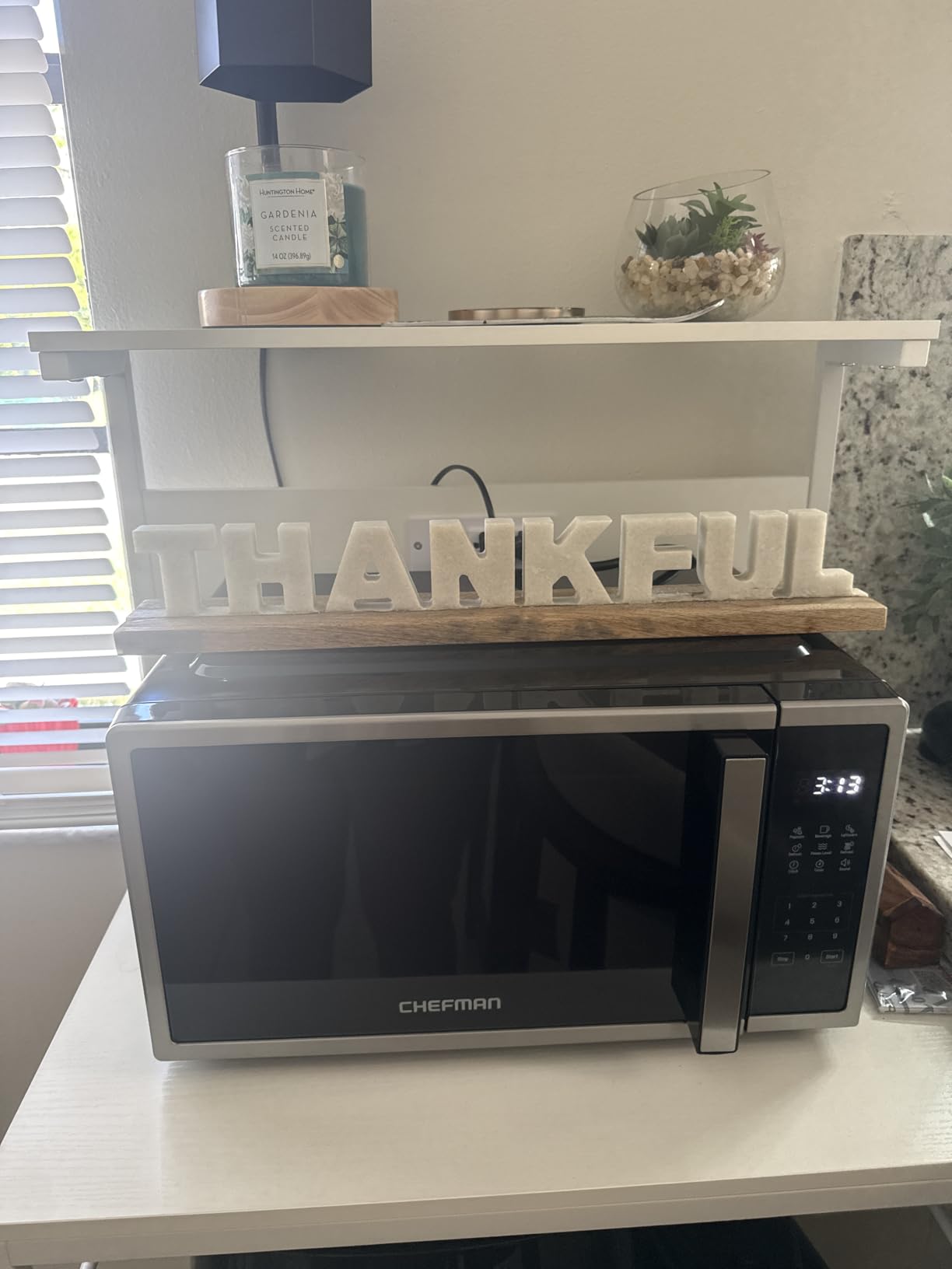 Chefman Compact Countertop Microwave Oven 0.7 Cu. Ft., 700W with 10 Power Levels, 3 Cooking Presets with One-Touch Express Cook, 2 Defrost Settings, Child Safety Lock, & Mute Button - Stainless Steel customer photo 1