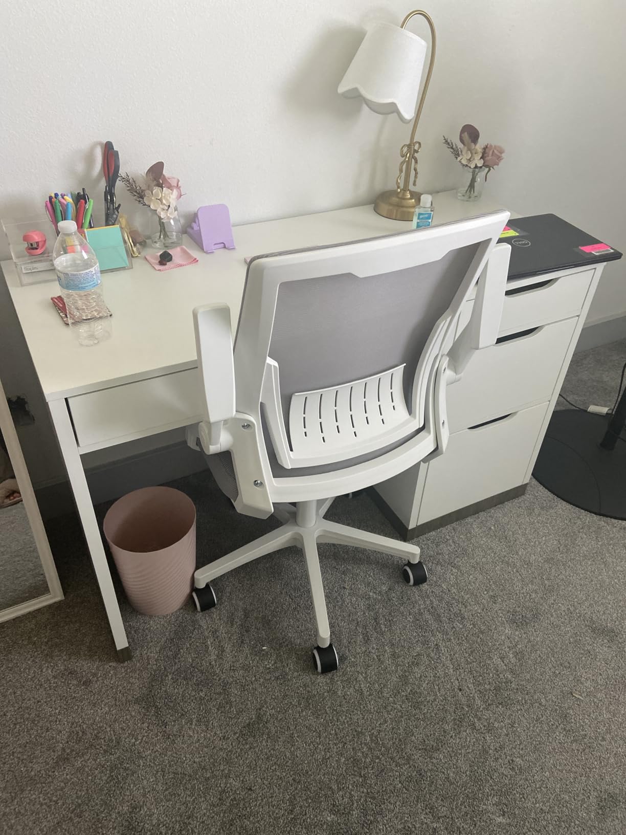 GTPLAYER Ergonomic Office Chair with Flip-up Armrests Executive Computer Chair for Home Office Breathable Mesh & Comfy Lumbar Support customer photo 1