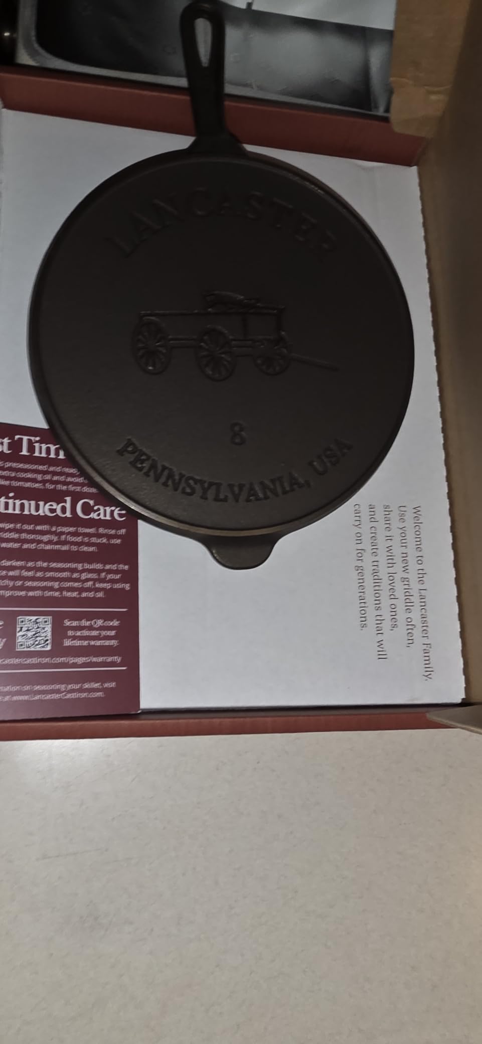 Lancaster Cast Iron 10.5