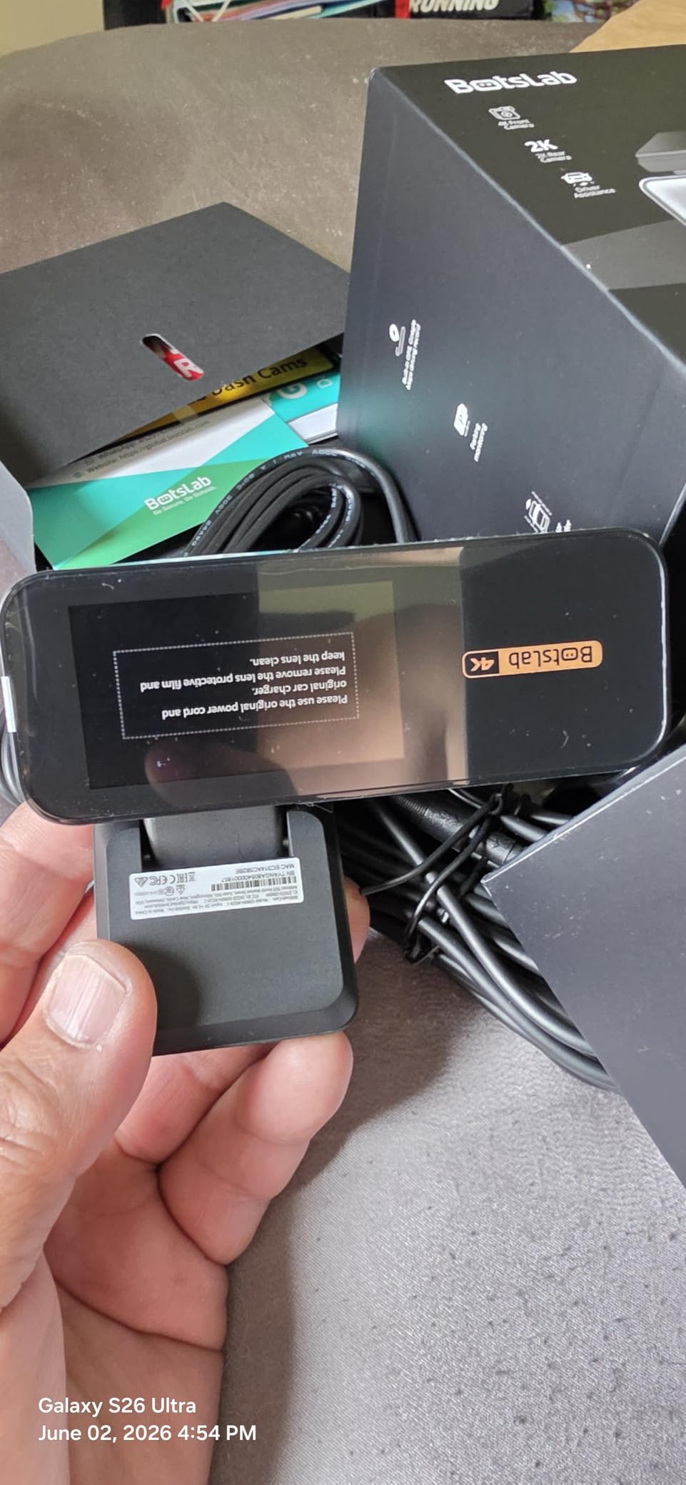 BOTSLAB 4K Dash Cam Front and Rear [2026 Upgraded], 64GB SD Card Included, STARVIS Sensor, 170° Ultra Wide 4K+2K Dashcam with ADAS, Night Vision, 24/7 Parking Mode, WDR, 5.8GHz WiFi, GPS, Loop Recording customer photo 2