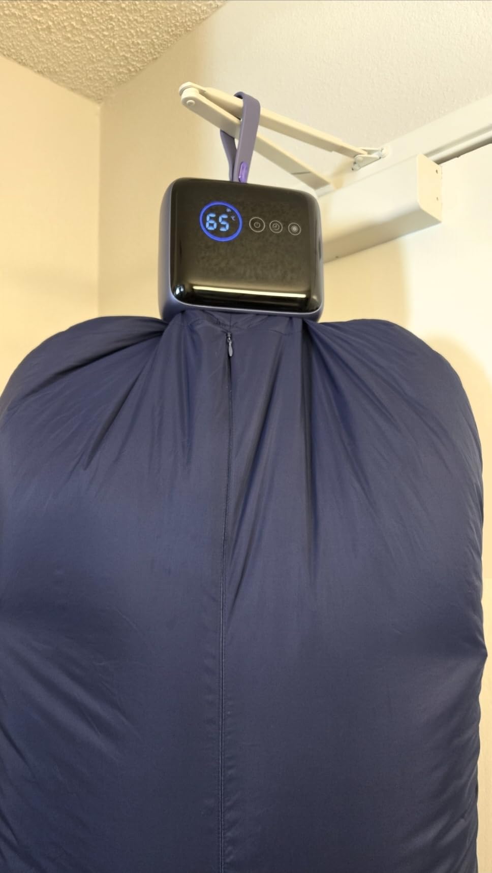 Portable Compact Clothes Dryer, Global Voltage Travel Dryer, Unique Design with 4 Drying Modules, 36-Decibel Silent design, Quiet Efficient Portable Drying System for Home, Travel & Dorm customer photo 2