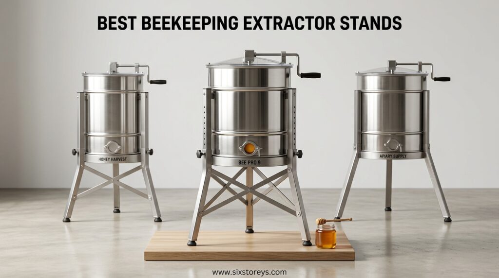 The current image has no alternative text. The file name is: Best-Beekeeping-Extractor-Stands.jpeg