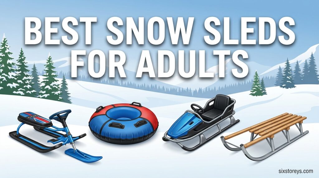 Current image: Best Snow Sleds for Adults