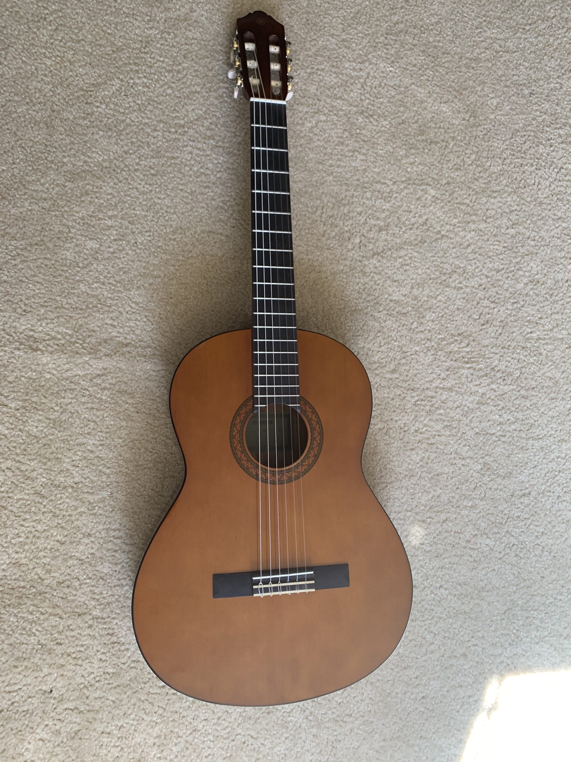 Yamaha C40 Full Size Nylon-String Classical Guitar, Tan, Full customer photo 1
