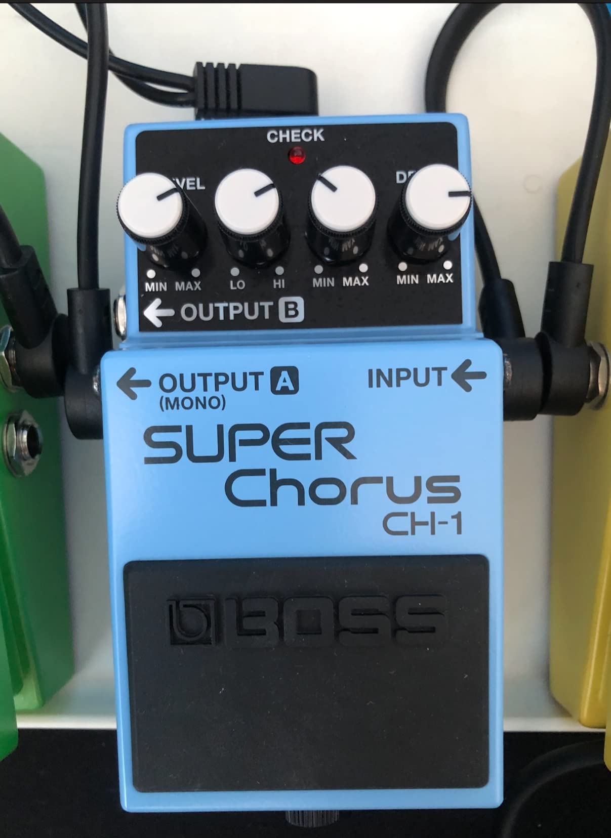 BOSS CH-1 SUPER Chorus | Classic Compact Chorus Effects Pedal | Crystal-Clear Tone for Guitar & Keyboards | Versatile Sound Shaping | Mono & Stereo Connectivity | Easy-to-Use Controls customer photo 1