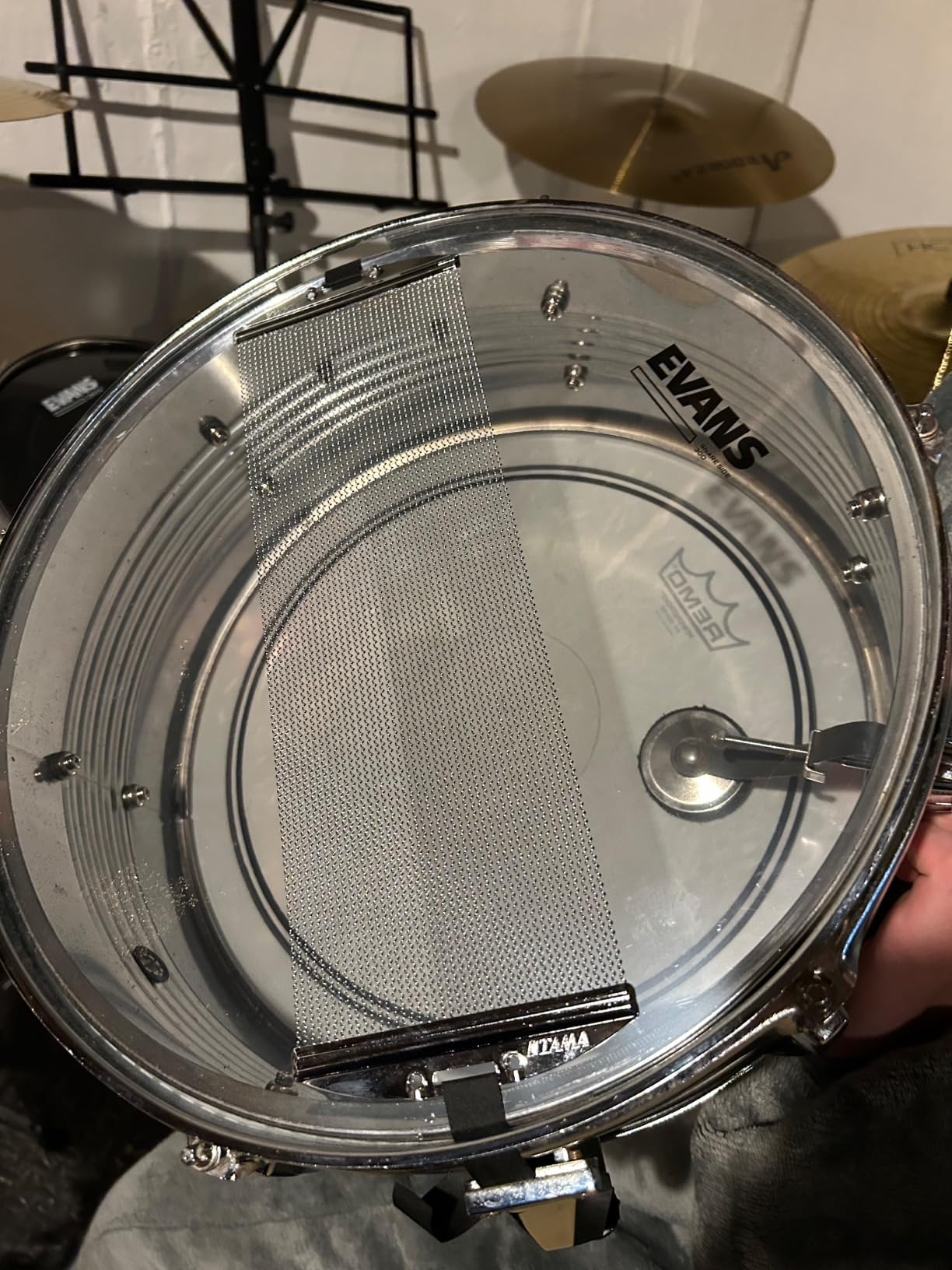 Evans Clear 300 Snare Side Drumhead, 14 Inch customer photo 1