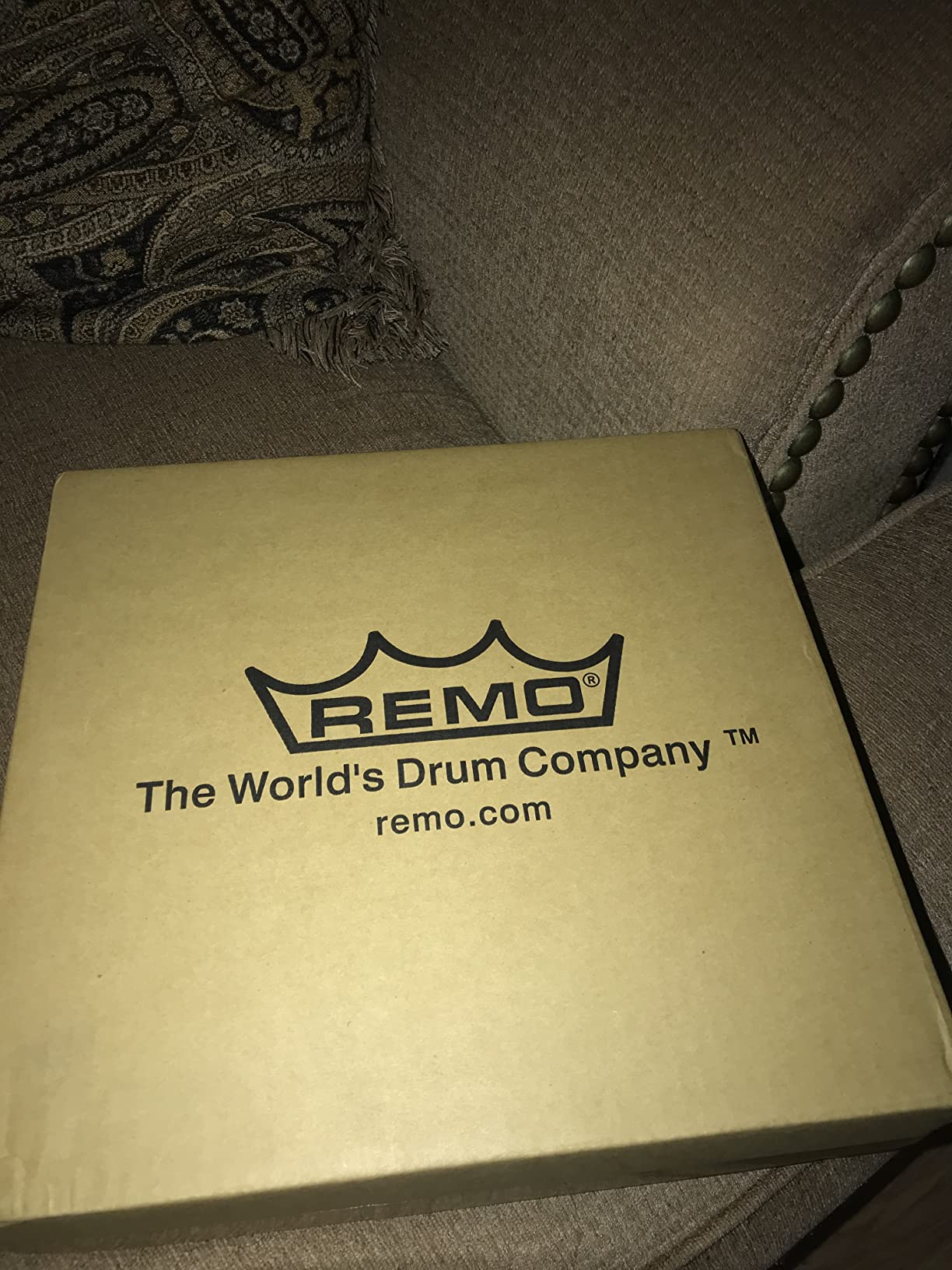 Remo TA-5210-70 Fiberskyn Tambourine - Quadura Black, 10