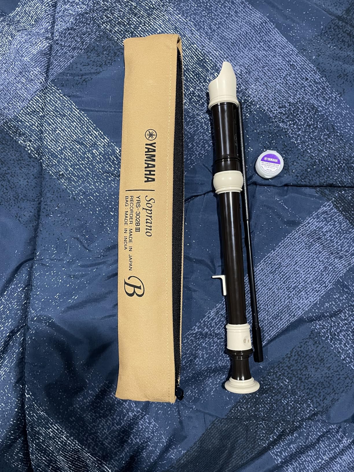 Yamaha YRS-302B Soprano Recorder, Baroque fingering, Key of C customer photo 2