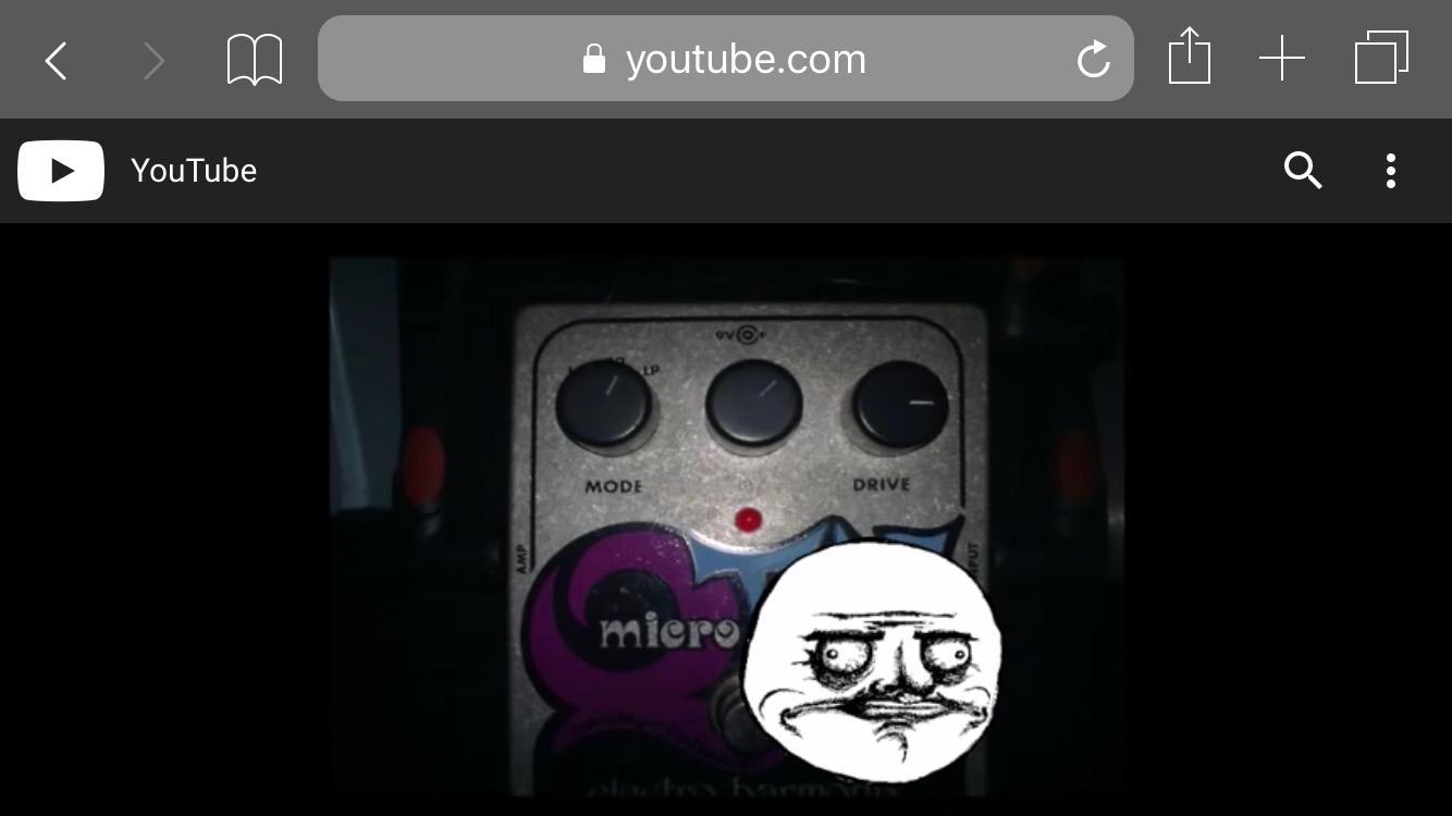 Electro-Harmonix Micro Q-Tron Envelope Filter Pedal customer photo 1