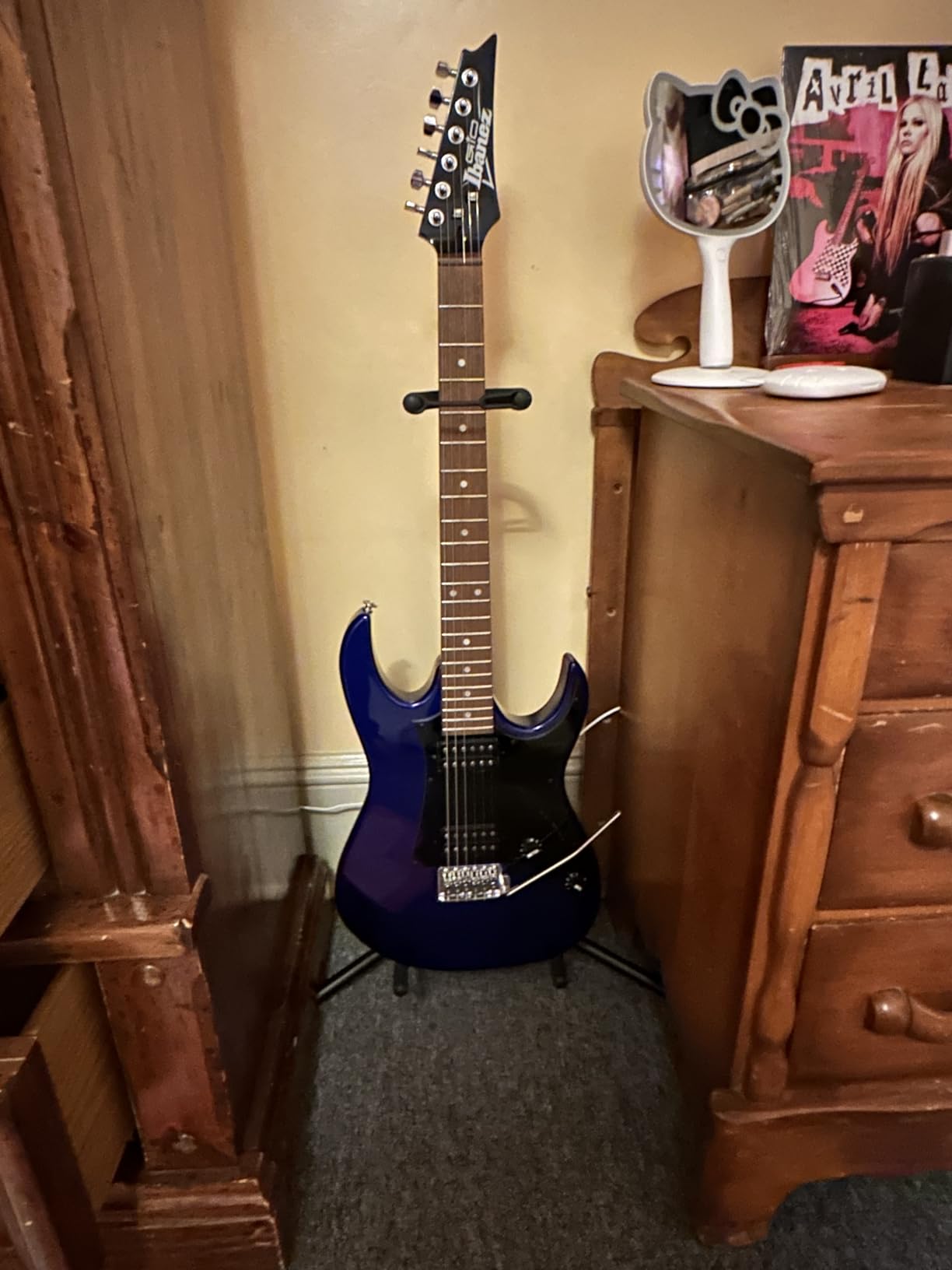 Ibanez GIO Series GRX20Z Electric Guitar, Black Night customer photo 1