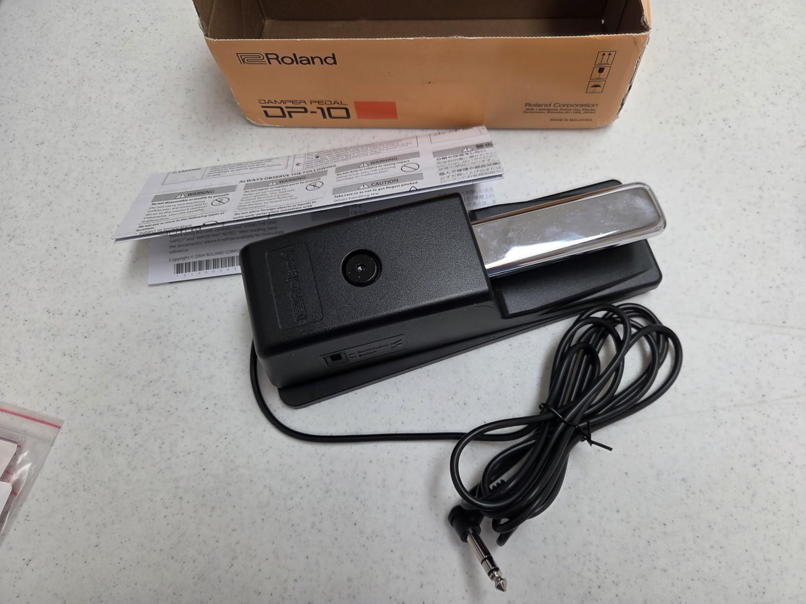 Roland DP-10 Real-Feel Pedal with Non-Slip Rubber Plate customer photo 2