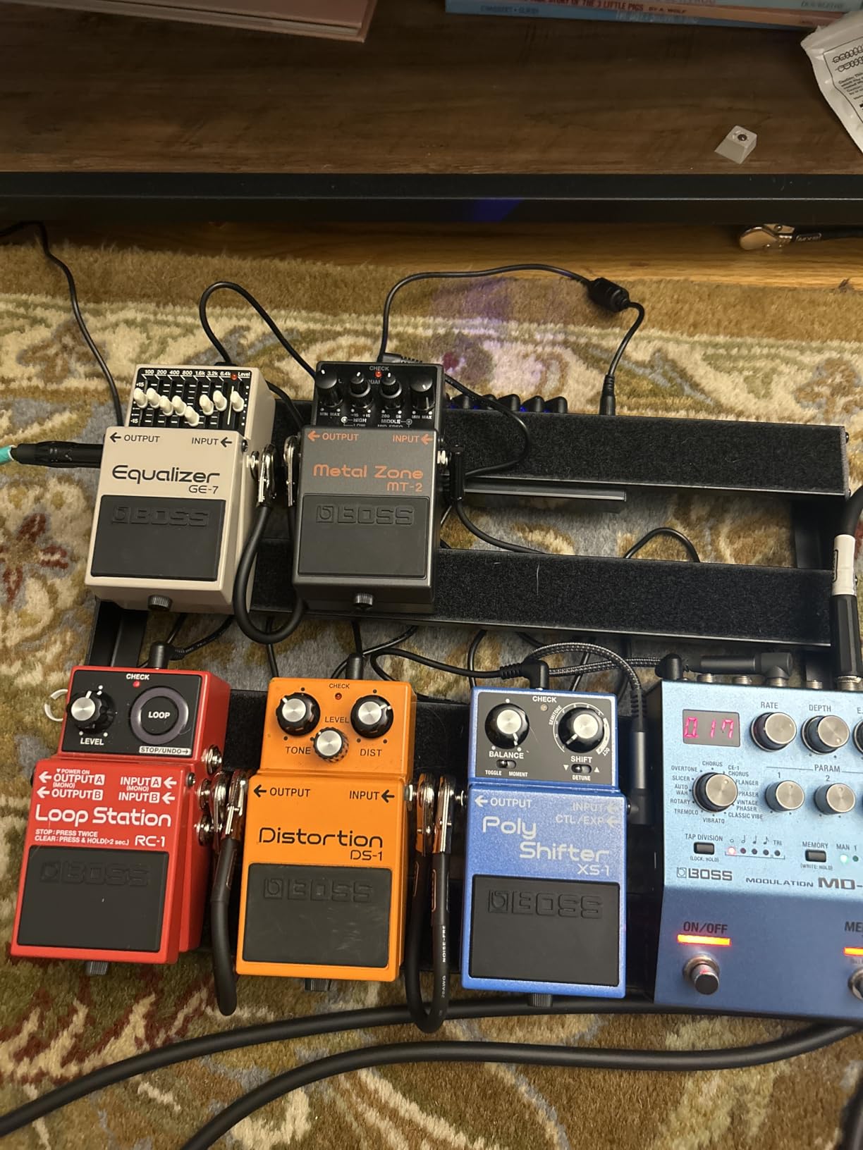 BOSS GE-7 Equalizer Compact Graphic Equalizer Pedal 7-Band customer photo 2