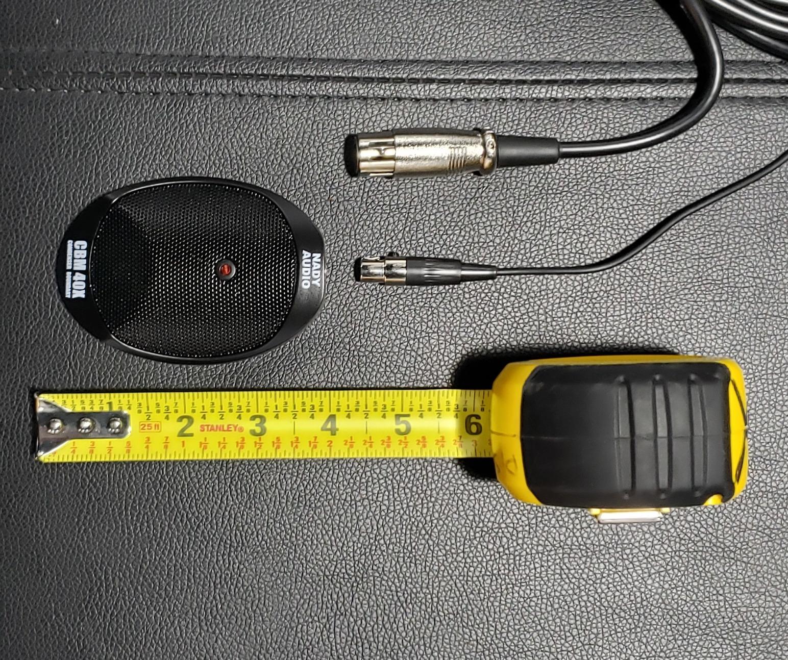Nady CBM-40X Condenser Boundary Microphone Full Frequency Response For Recording Performances, Interviews, Courtroom Proceedings, Meetings, Conferences customer photo 1