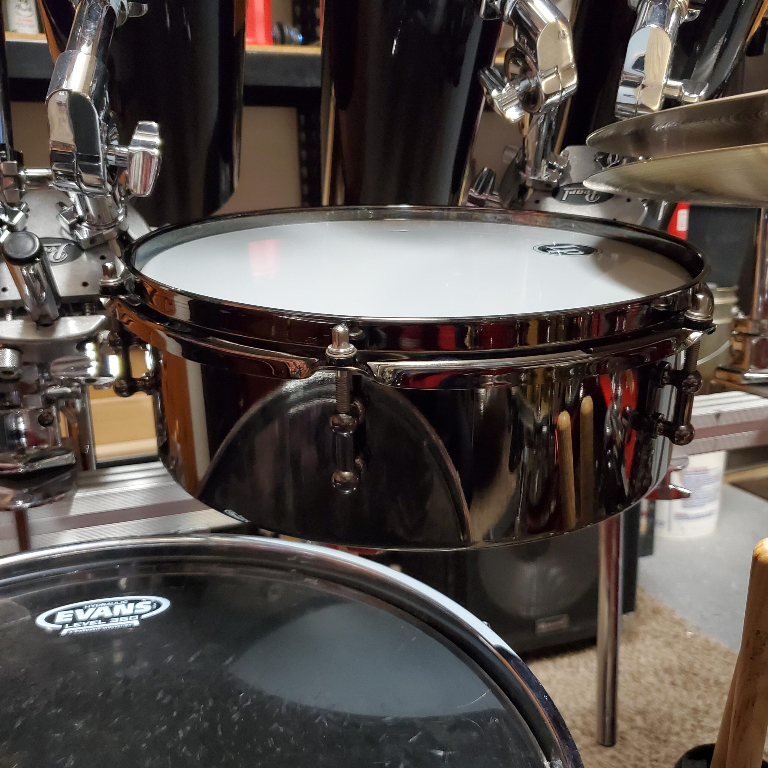 Latin Percussion LP Drum Set Timbale 4X12 Black Nickel customer photo 1