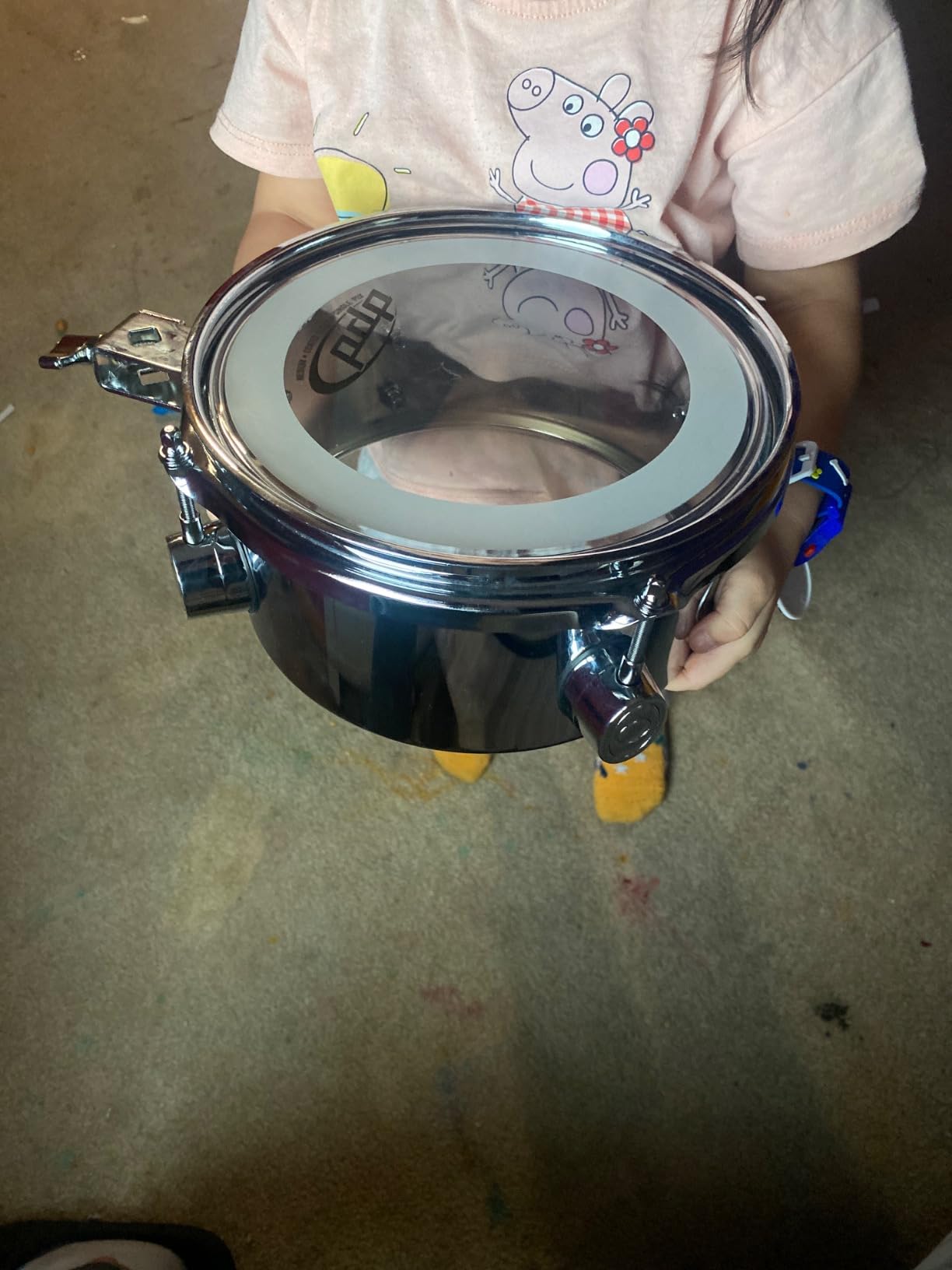 Pacific Drums by DW Mini Timbale, Chrome Plated Steel, 4X8 customer photo 2