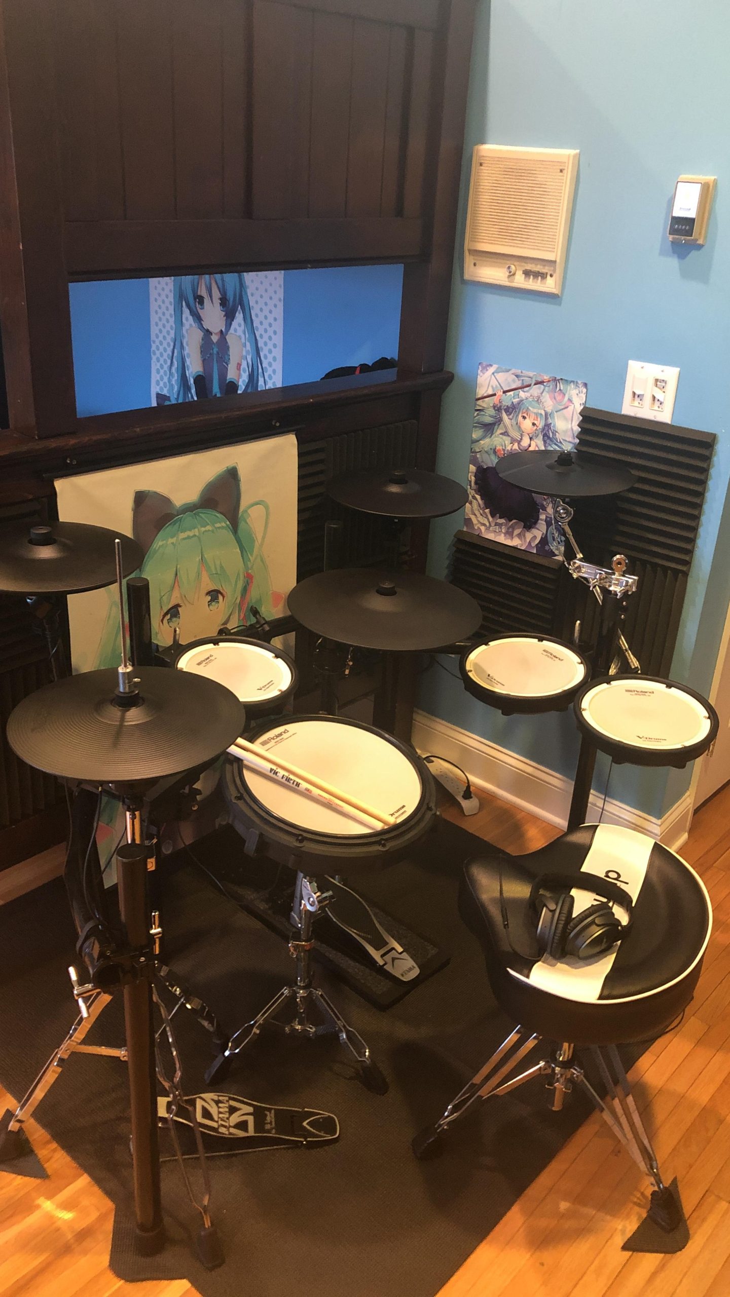 On-Stage DMA6450 Non Slip Drum Mat w/Bag (6'x4', Portable, Durable, Ideal for Studio and Live Performances) customer photo 1