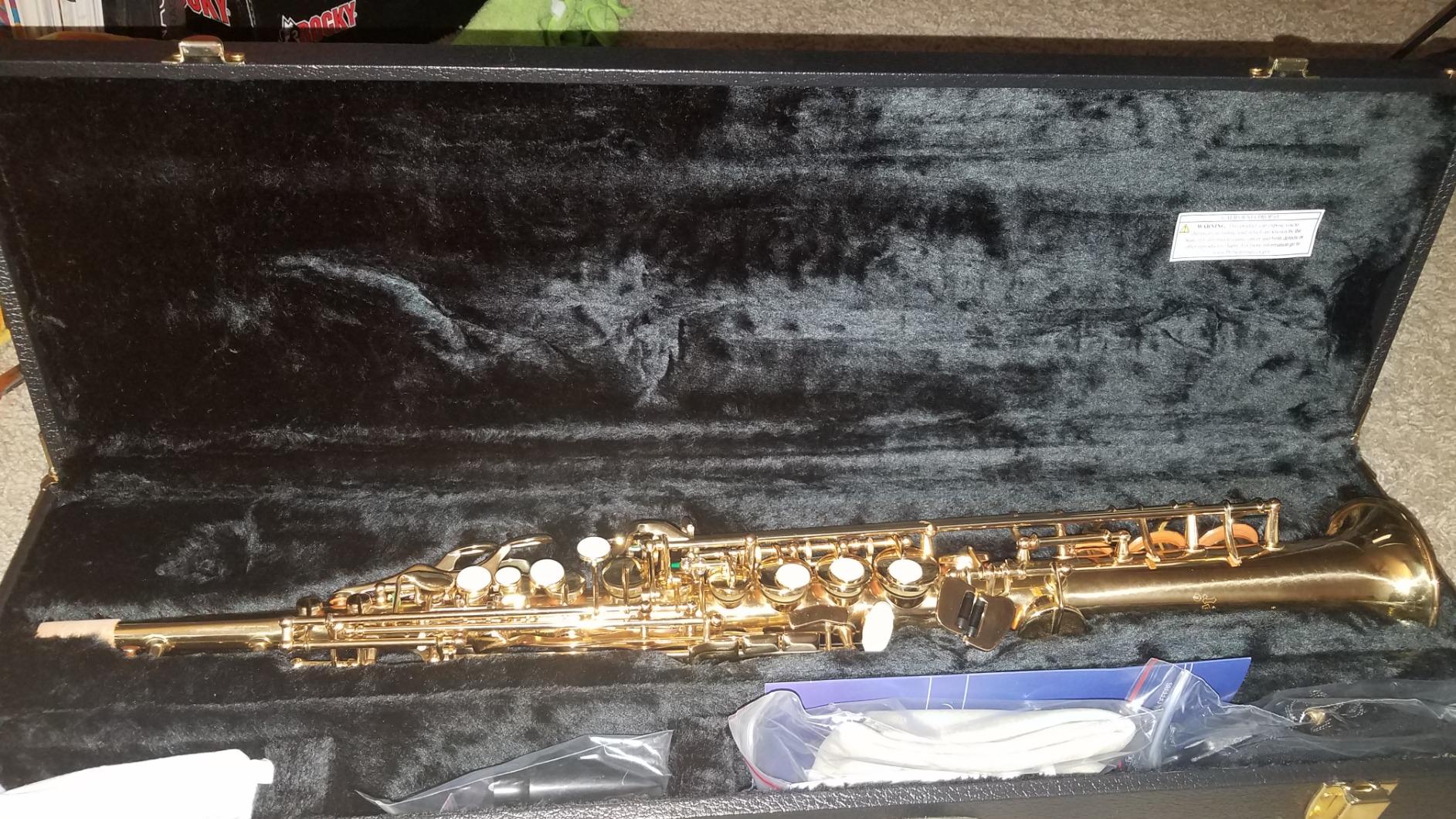 Selmer SS600 Soprano Saxophone (Clear Lacquer with High F#) customer photo 2