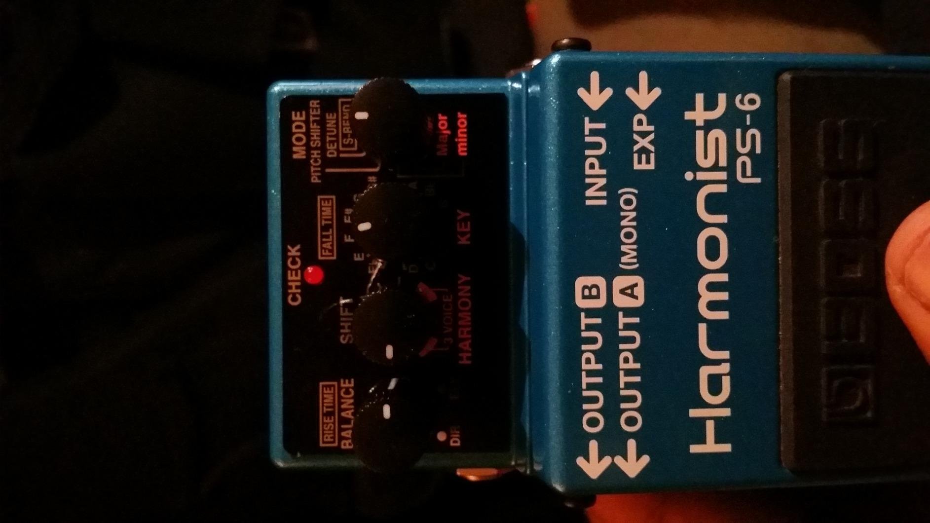 BOSS Harmonist Guitar Pedal (PS-6), Blue customer photo 2