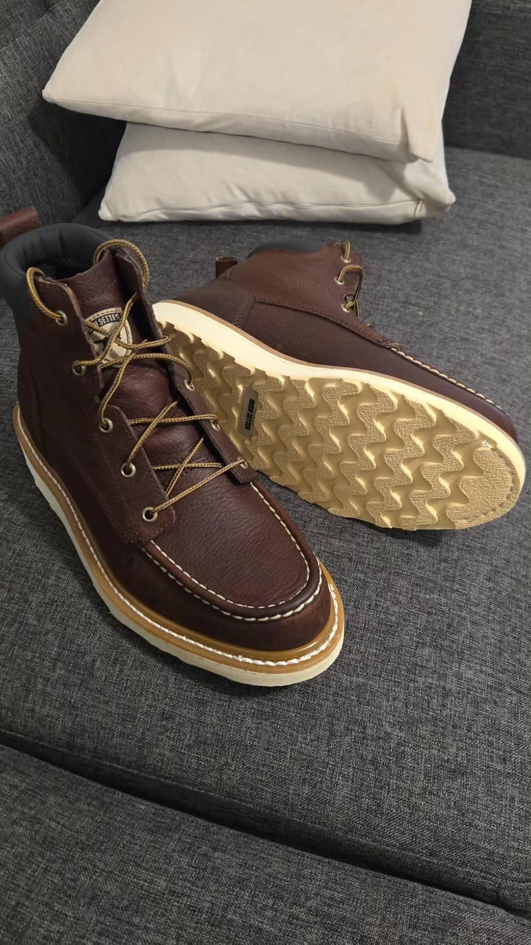 Irish Setter Ashby Men's Soft Toe Work Boot customer photo 1