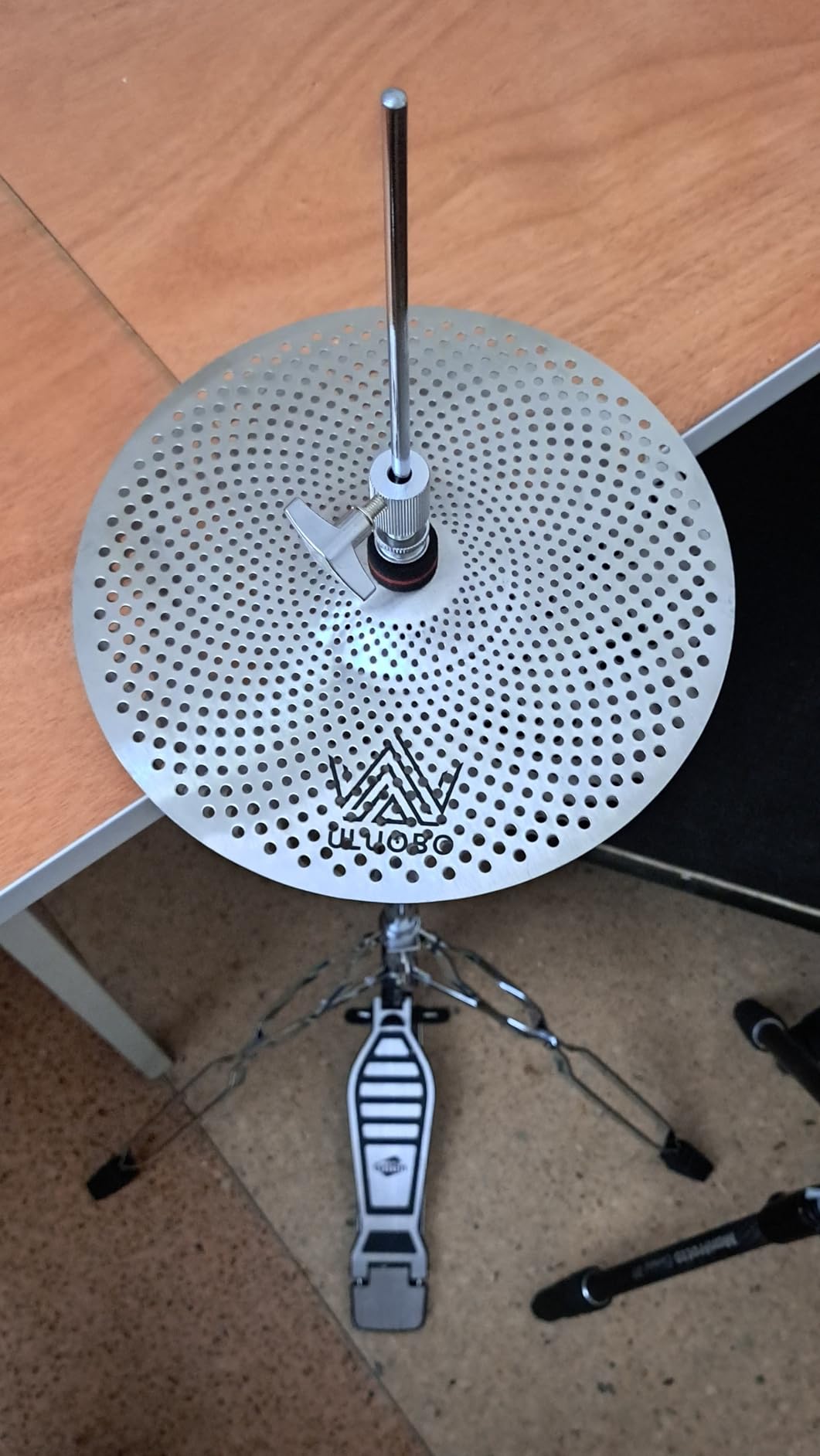 Griffin Hi-Hat Stand (ChromeElite Edition) - Drum Hardware with Pull Chain Pedal, Adjustable HiHat Mount & Double Braced Legs customer photo 1