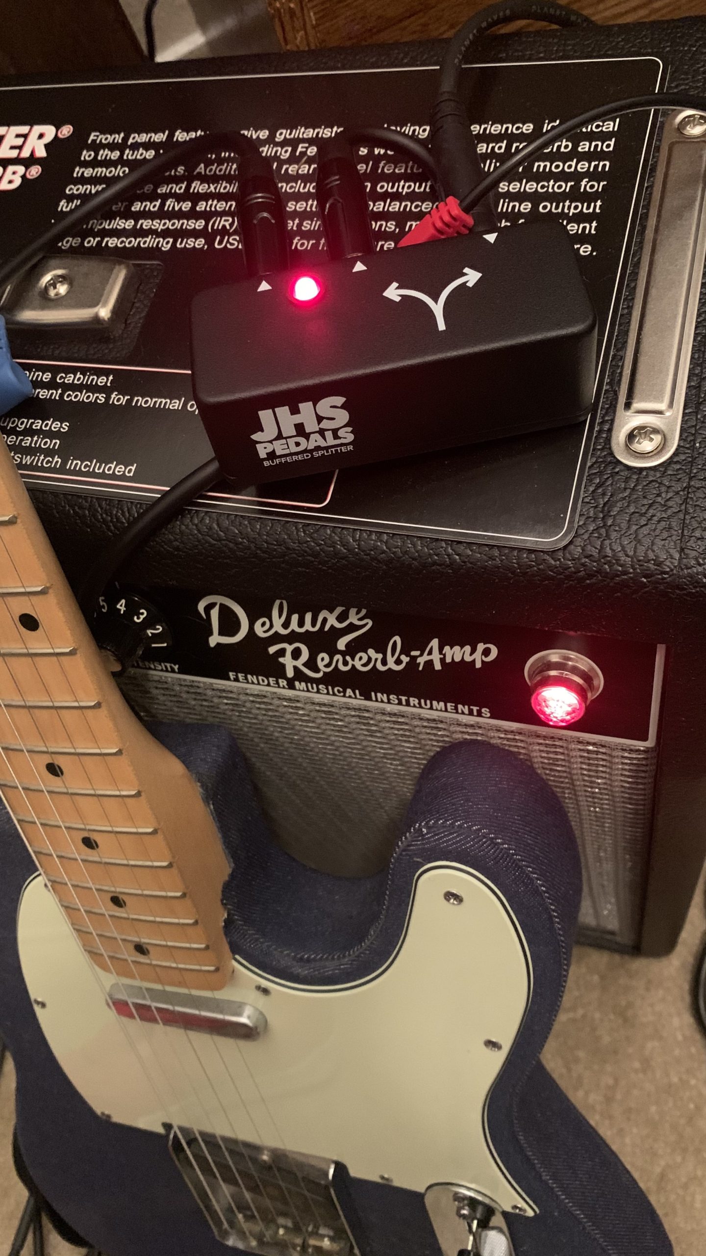 JHS Pedals JHS Buffered Splitter Guitar Signal Path Effect customer photo 1