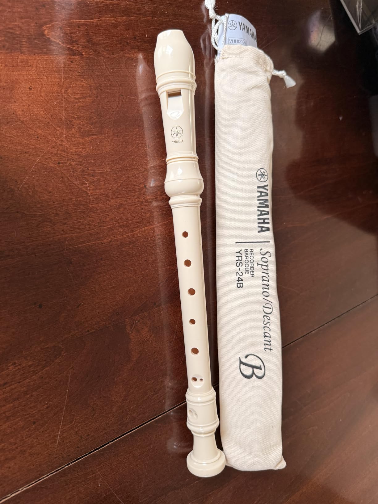 Yamaha YRS-24B Plastic Soprano Recorder, Natural customer photo 2