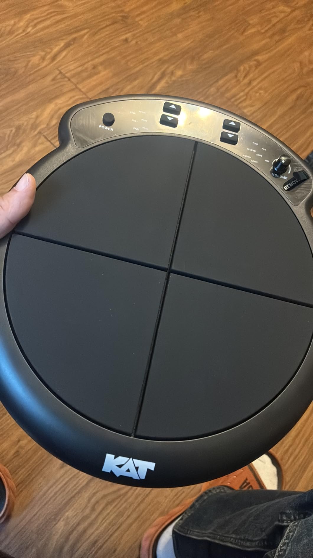 Kat Percussion KTMP1 Electronic Drum and Percussion Pad Sound Module, Black customer photo 2