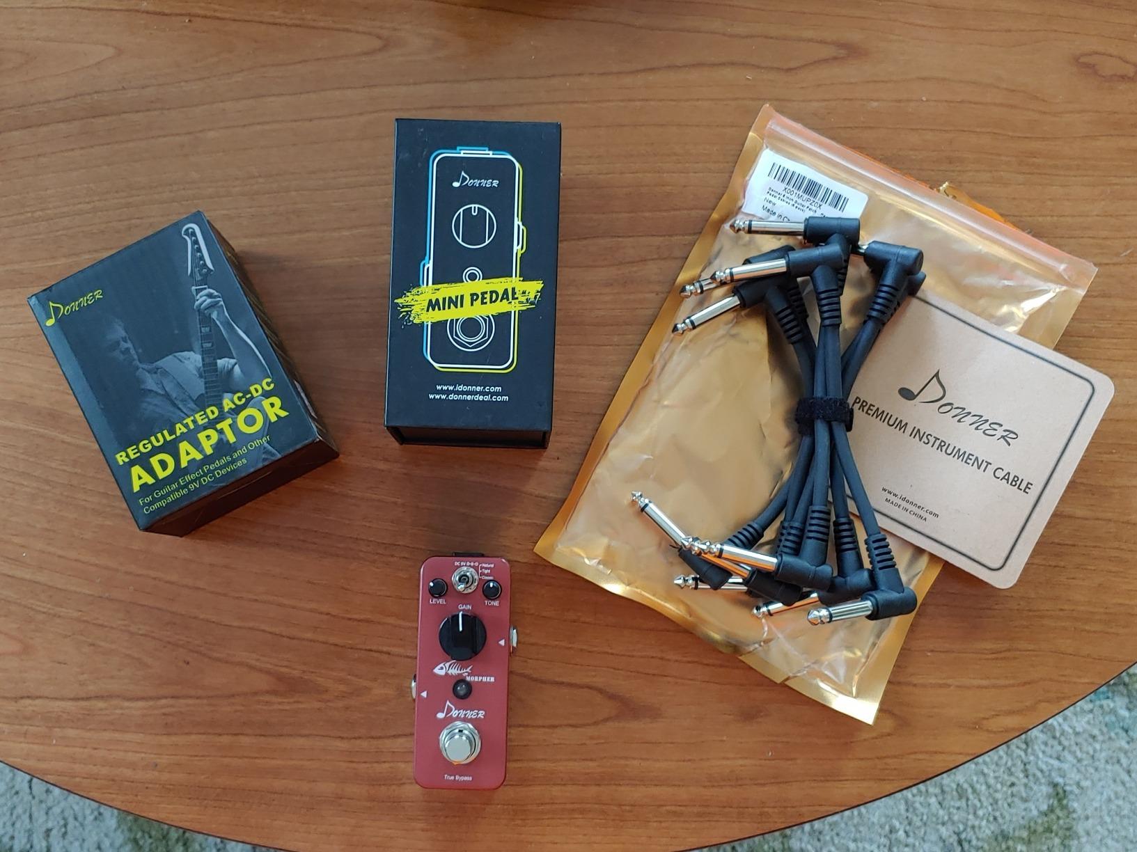 Donner Distortion Guitar Pedal, Morpher Mini Distortion 3 Modes Natural, Tight, Classic Crunch 80s Metal for Electric Guitar True Bypass customer photo 1